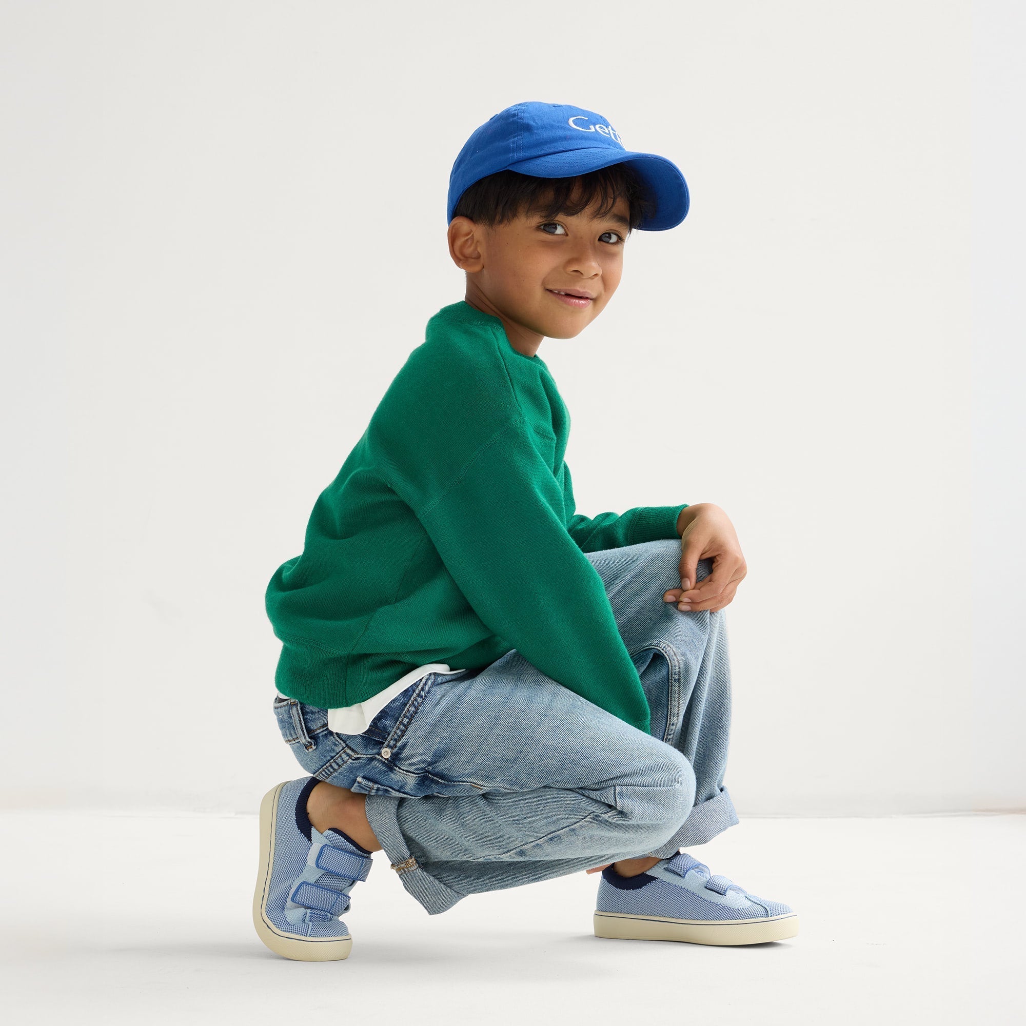 The Kids Strap Sneaker - Berry Blue - Image 7
