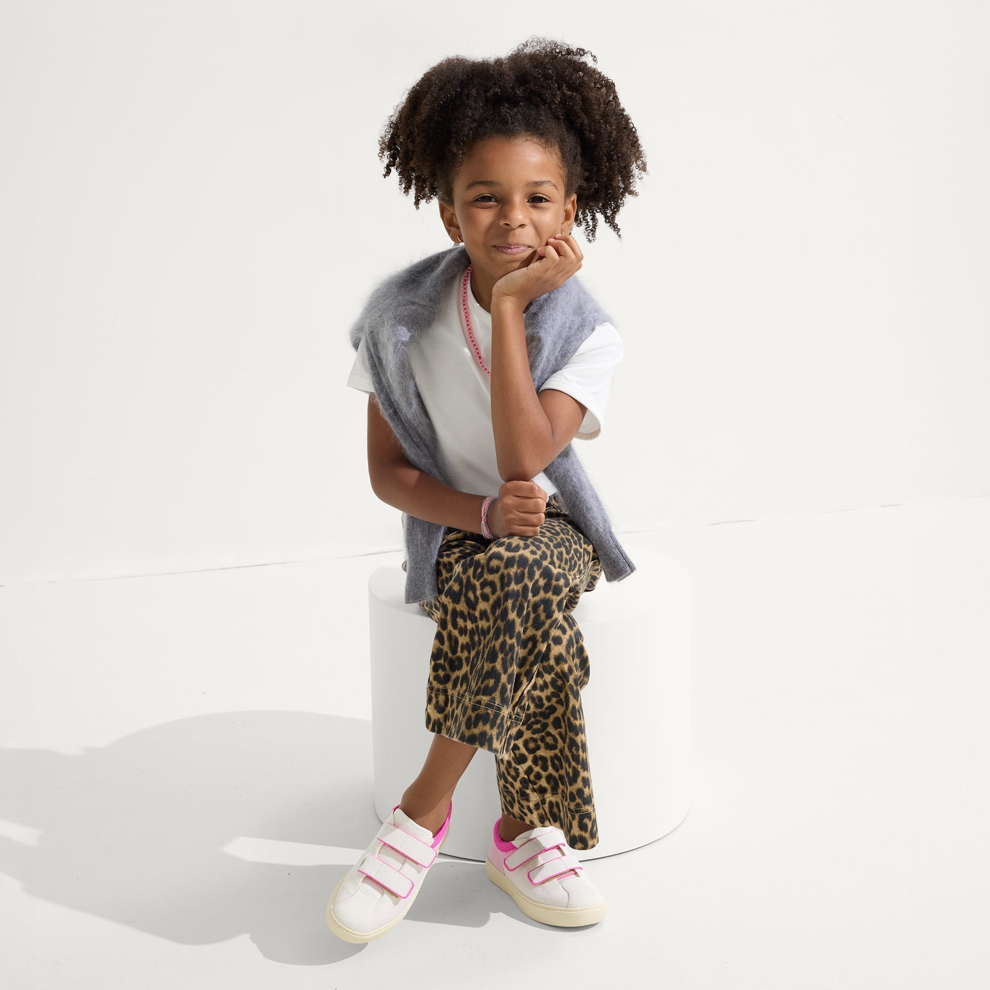 The Kids Strap Sneaker - Pink Taffy - Image 7