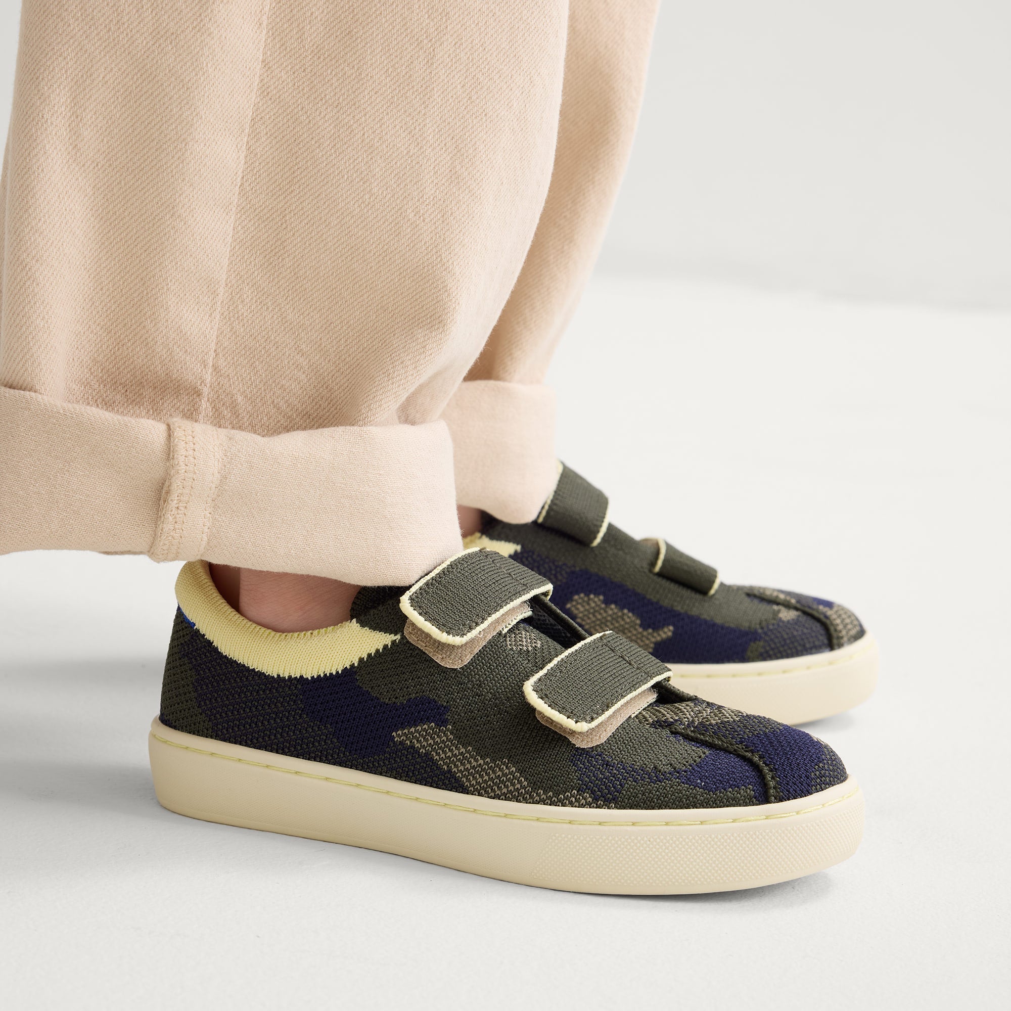The Kids Strap Sneaker - Spruce Camo - Image 2