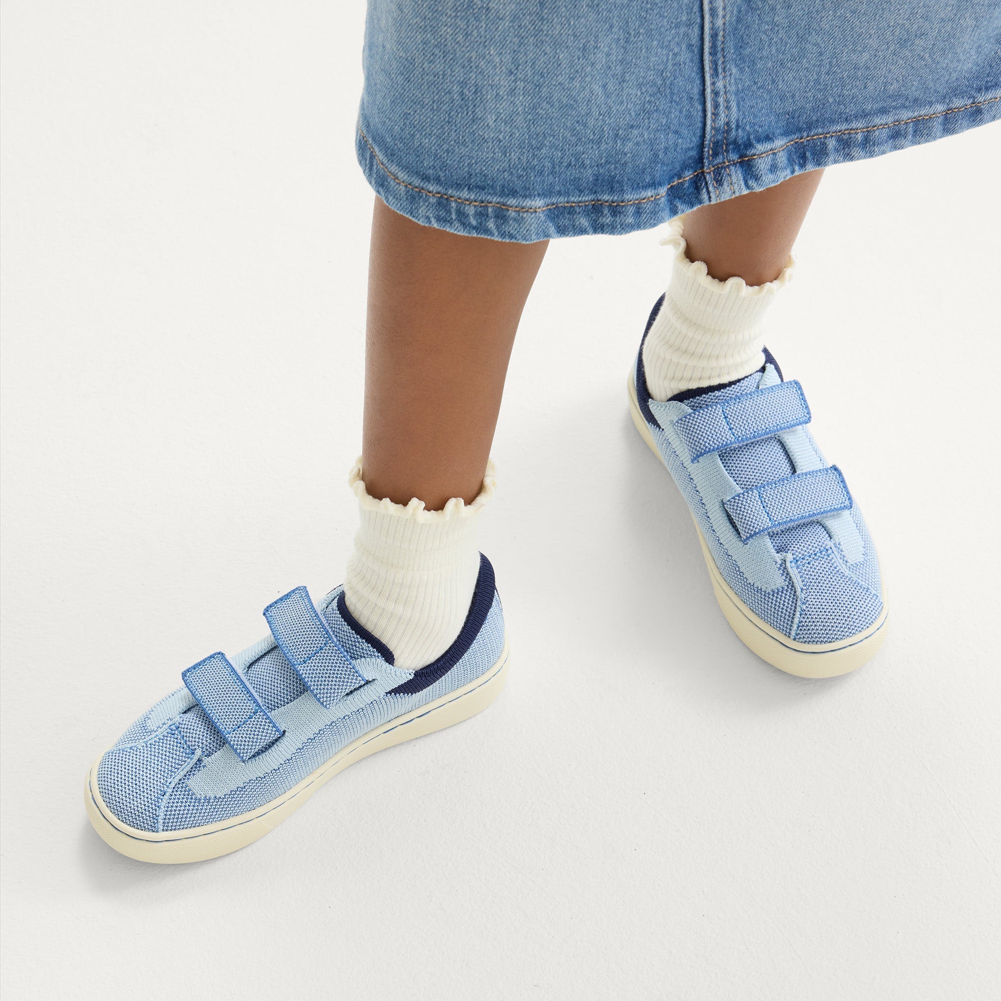 The Kids Strap Sneaker - Berry Blue - Image 2