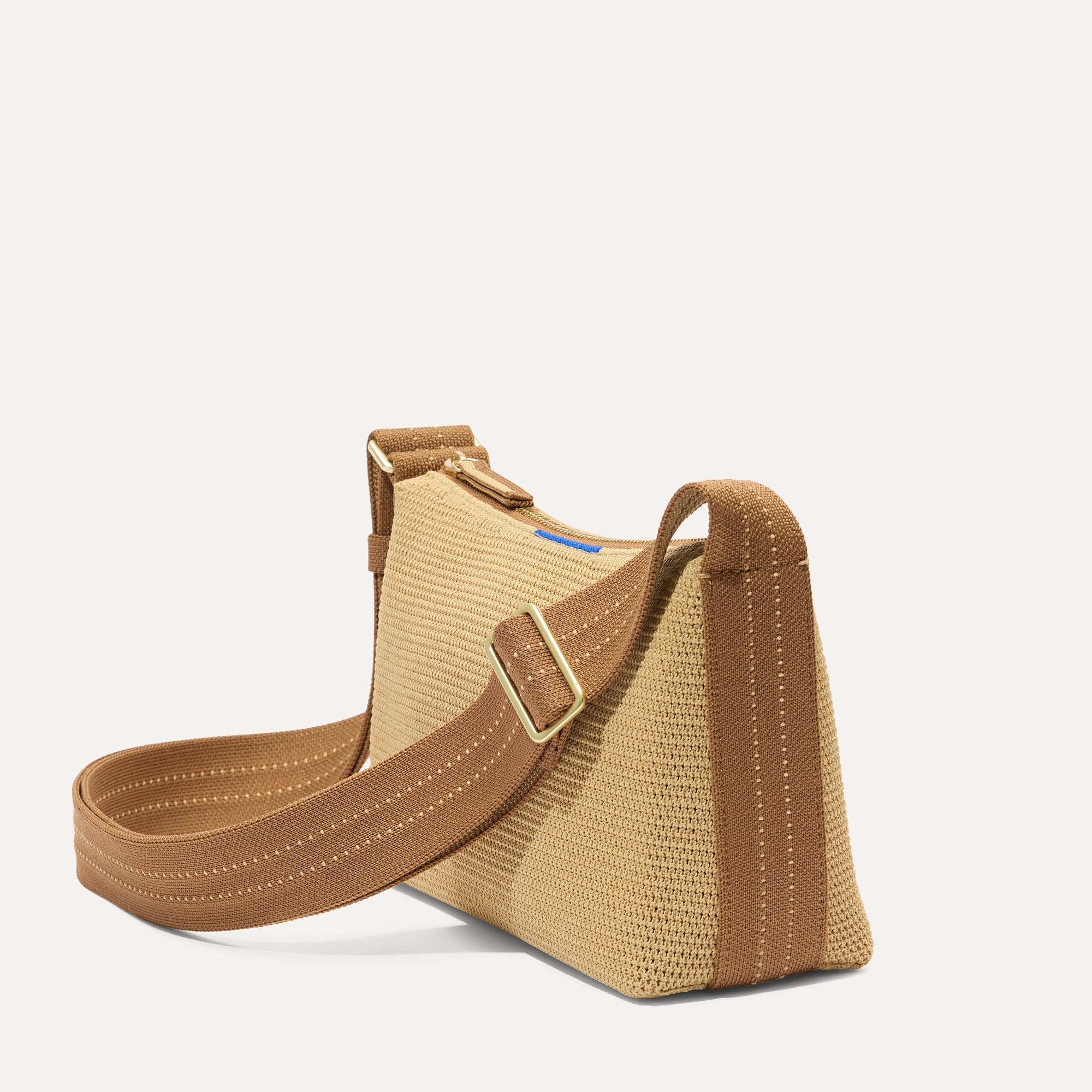 The Casual Crossbody - Brown Butter Raffia-Knit - Image 3