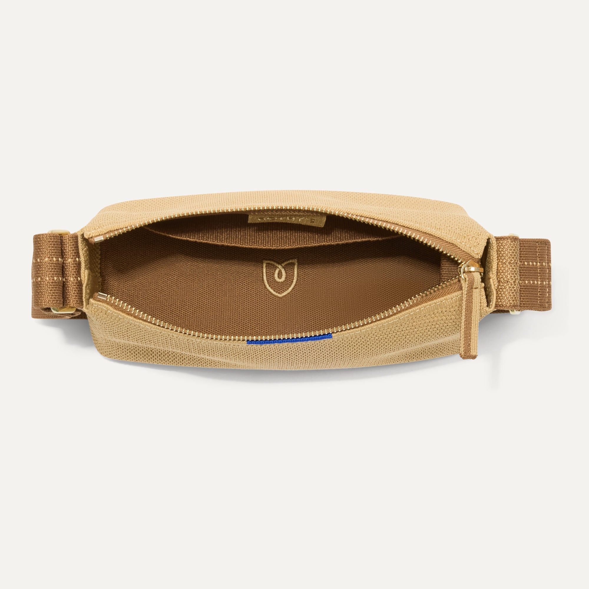The Casual Crossbody - Brown Butter Raffia-Knit - Image 4