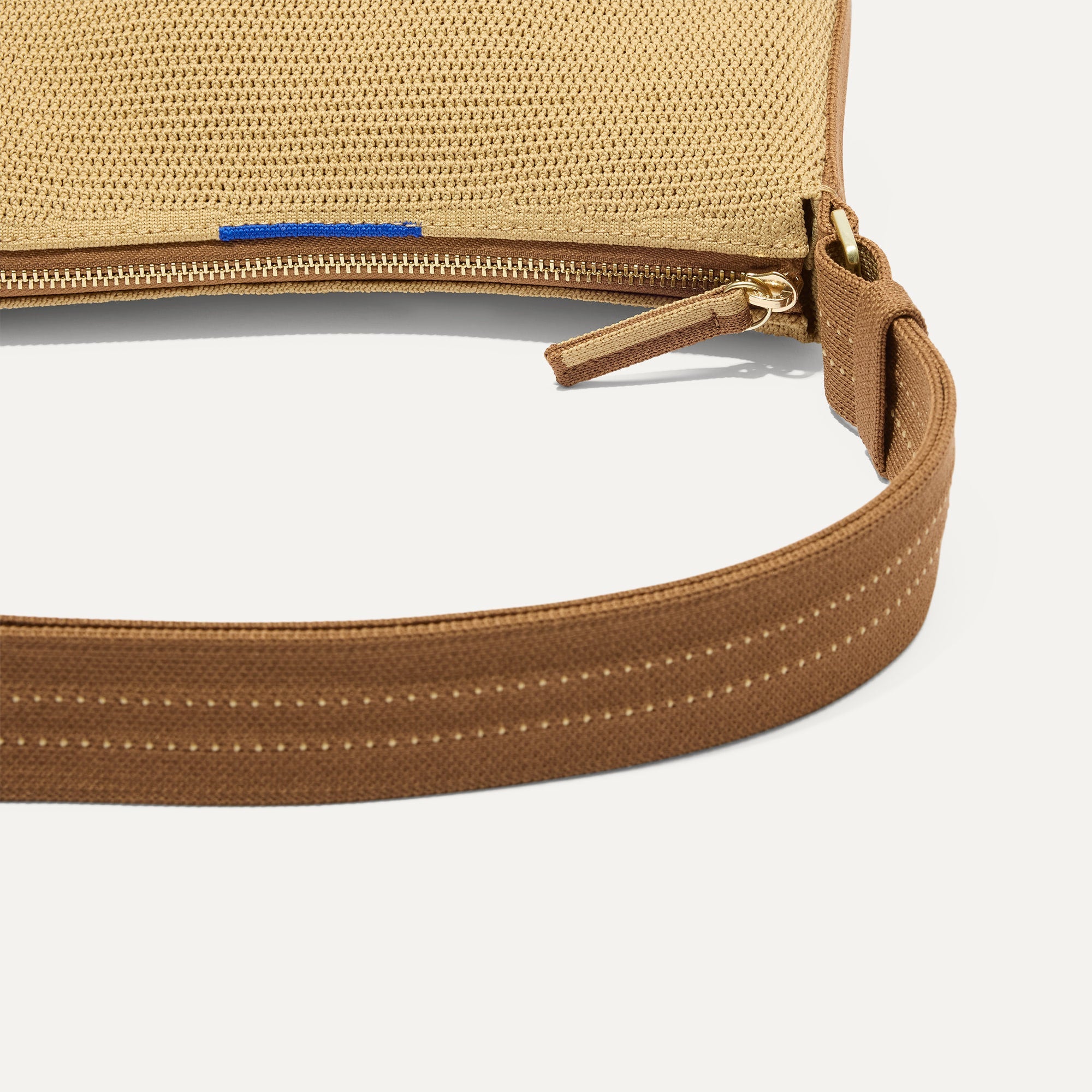 The Casual Crossbody - Brown Butter Raffia-Knit - Image 5
