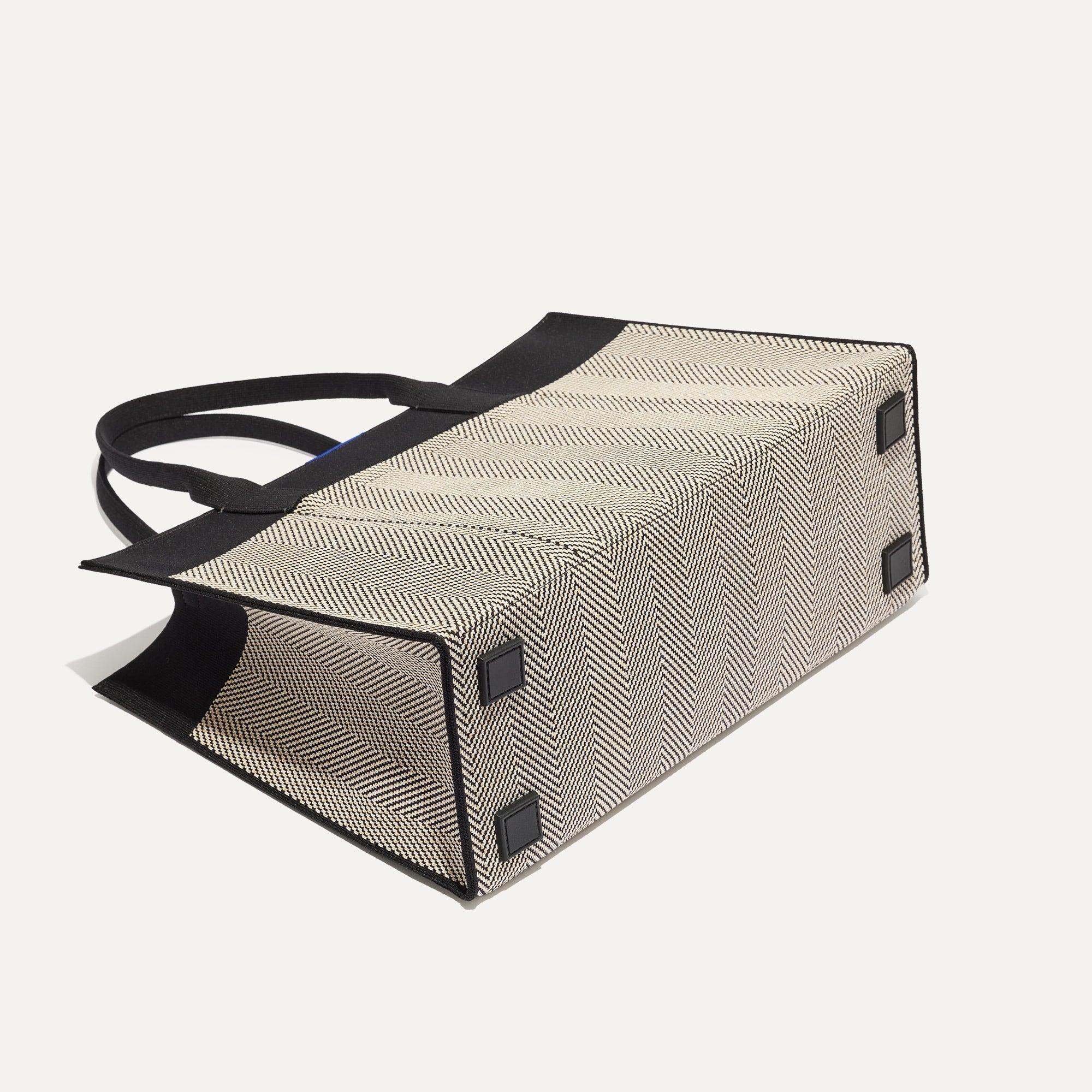 The Classic Tote - Black Herringbone - Image 7
