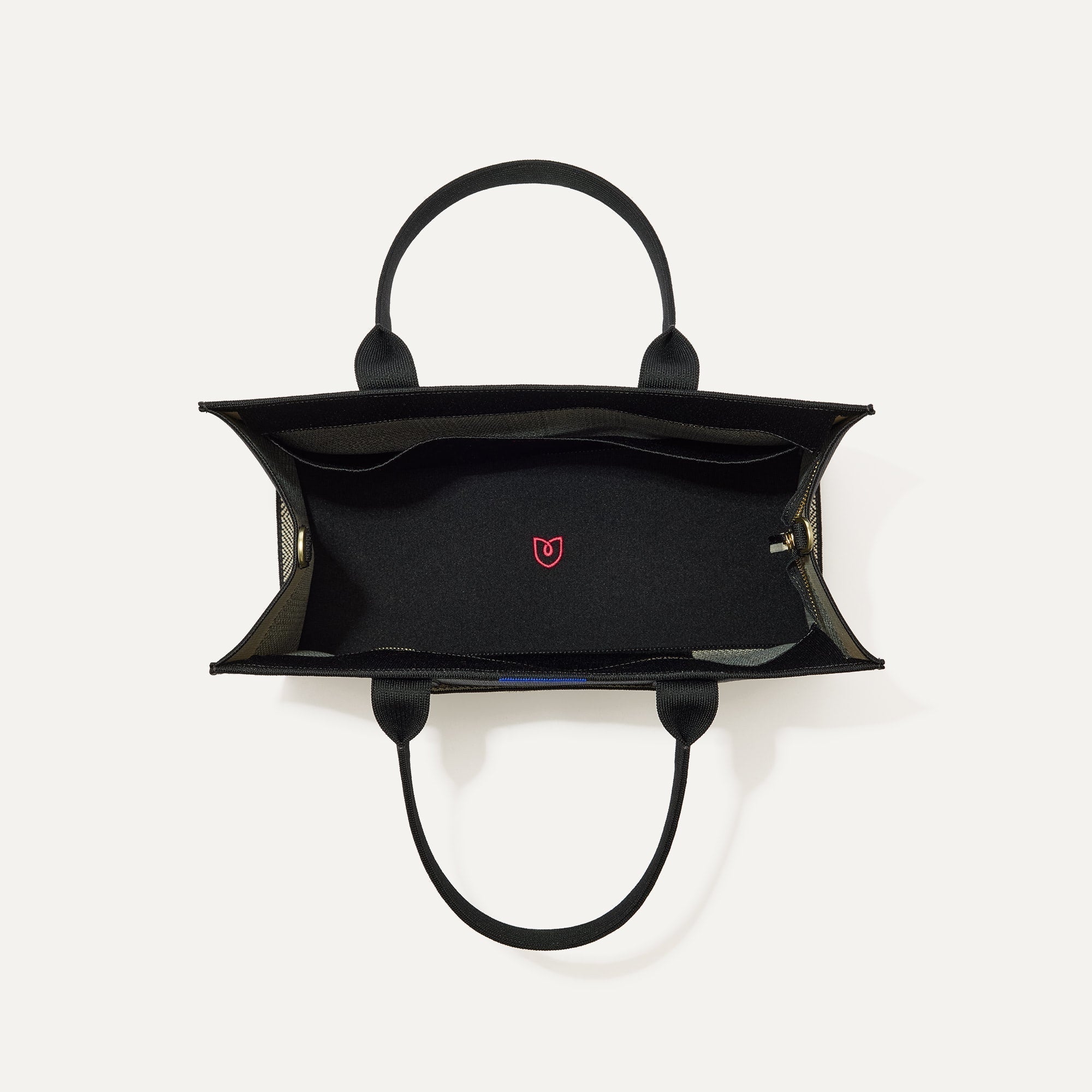 The Classic Tote - Black Herringbone - Image 6