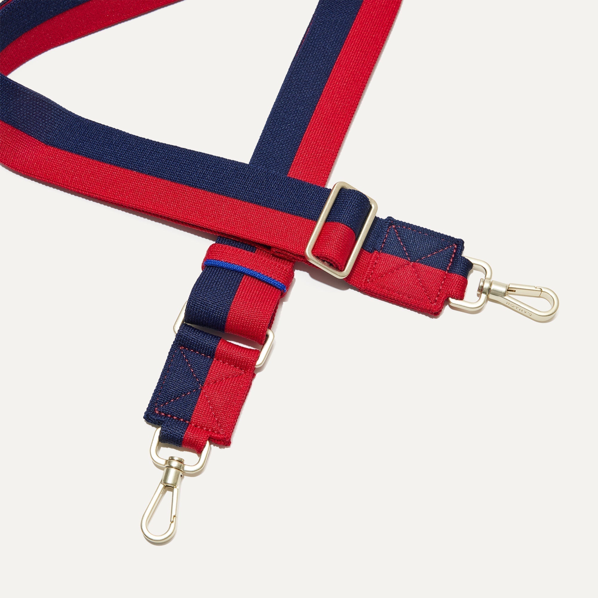 The Crossbody Strap - Navy and Red - Image 3