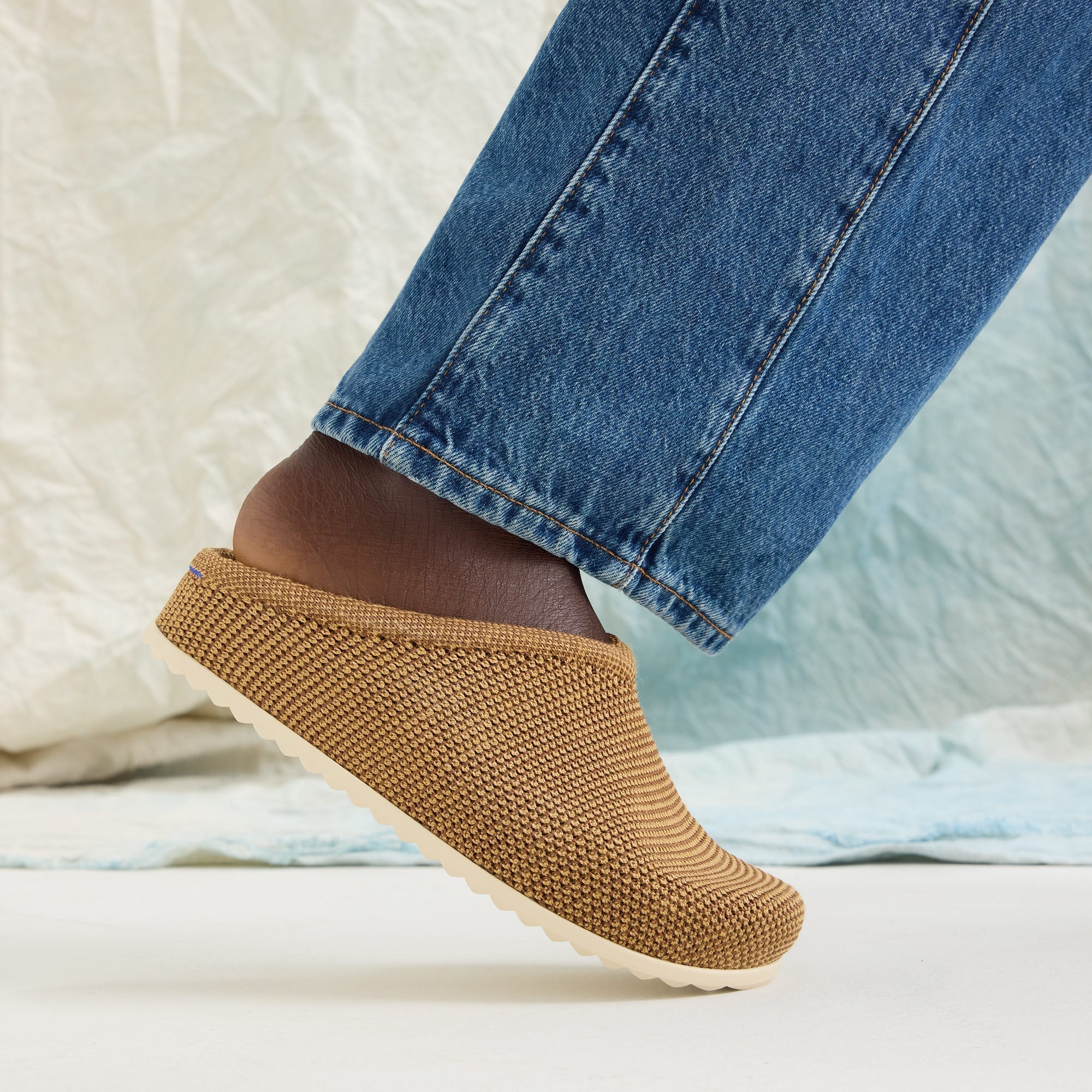 The Casual Clog - Wheat Raffia-Knit - Image 2
