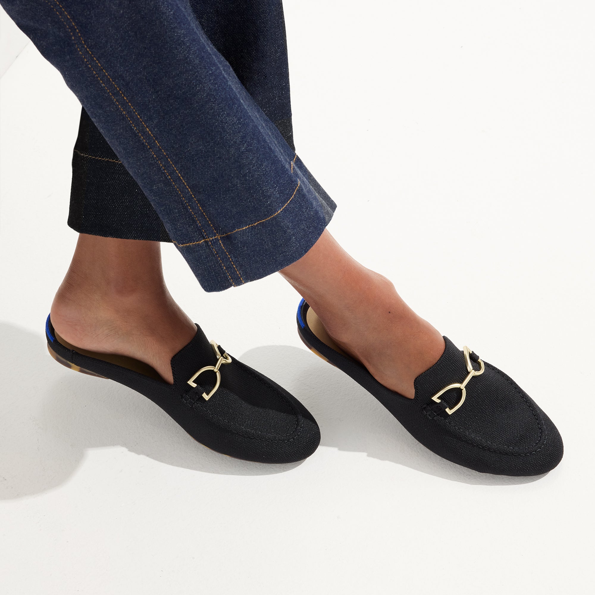 The Double Bit Loafer Mule - Black - Image 2