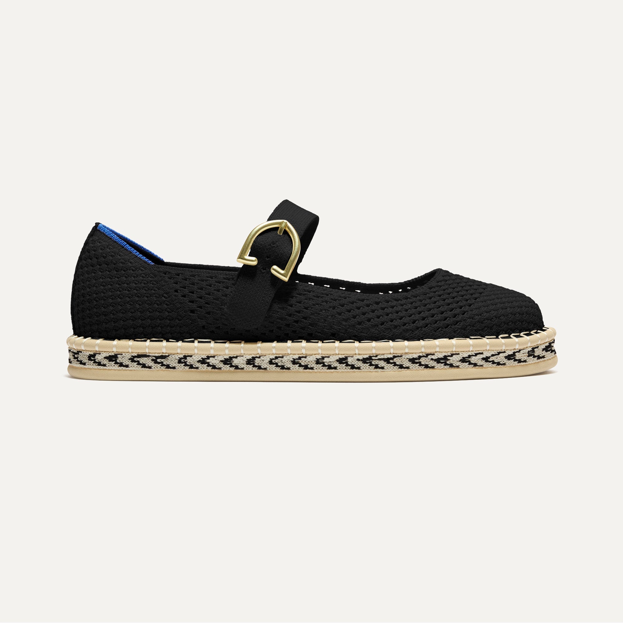 The Espadrille Mary Jane - Black - Image 3