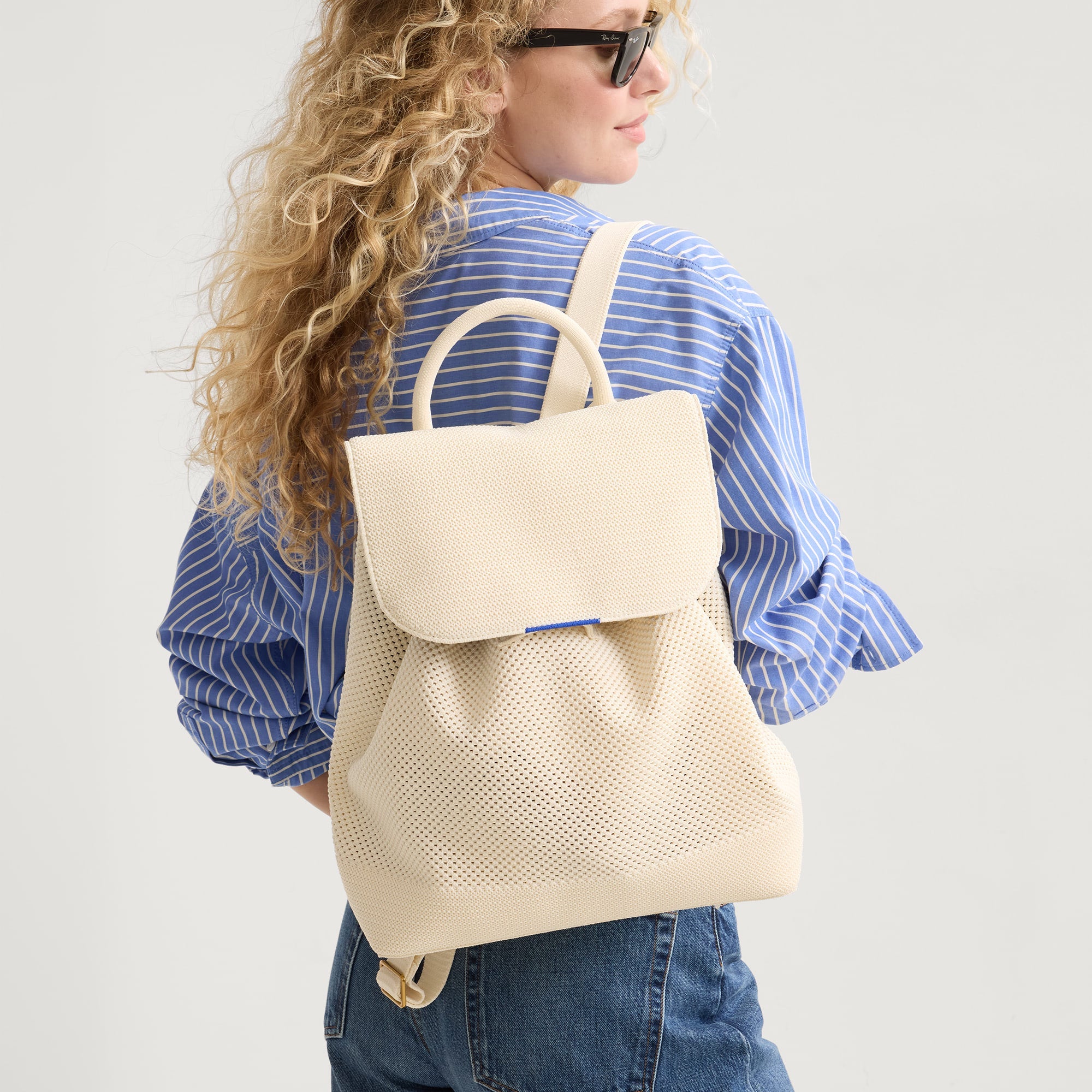The Cinch Backpack - Coconut Crochet - Image 3