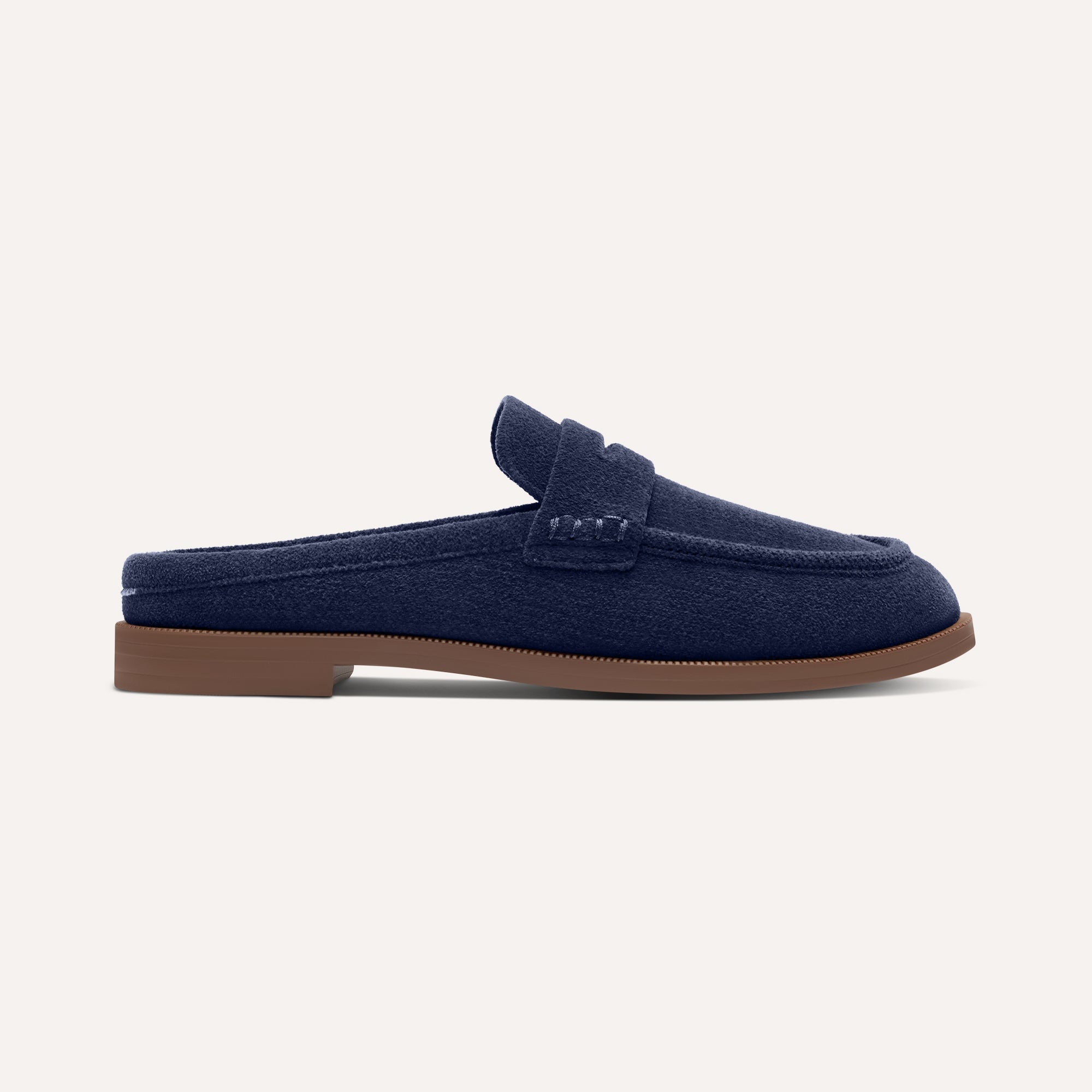 The Penny Loafer Mule - ReVelvet??Navy - Image 3