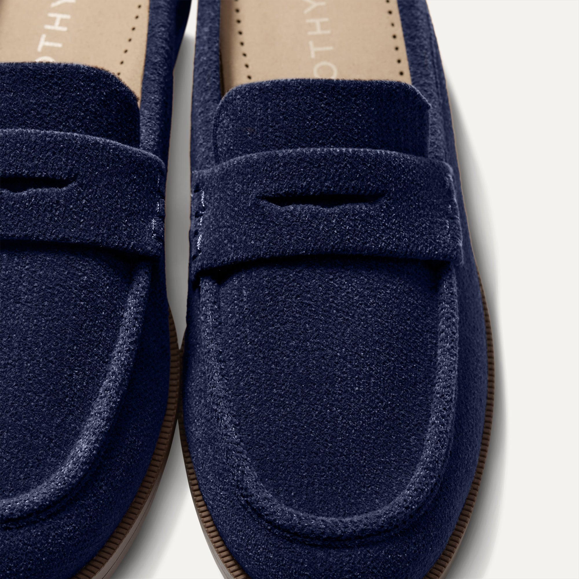 The Penny Loafer Mule - ReVelvet??Navy - Image 5