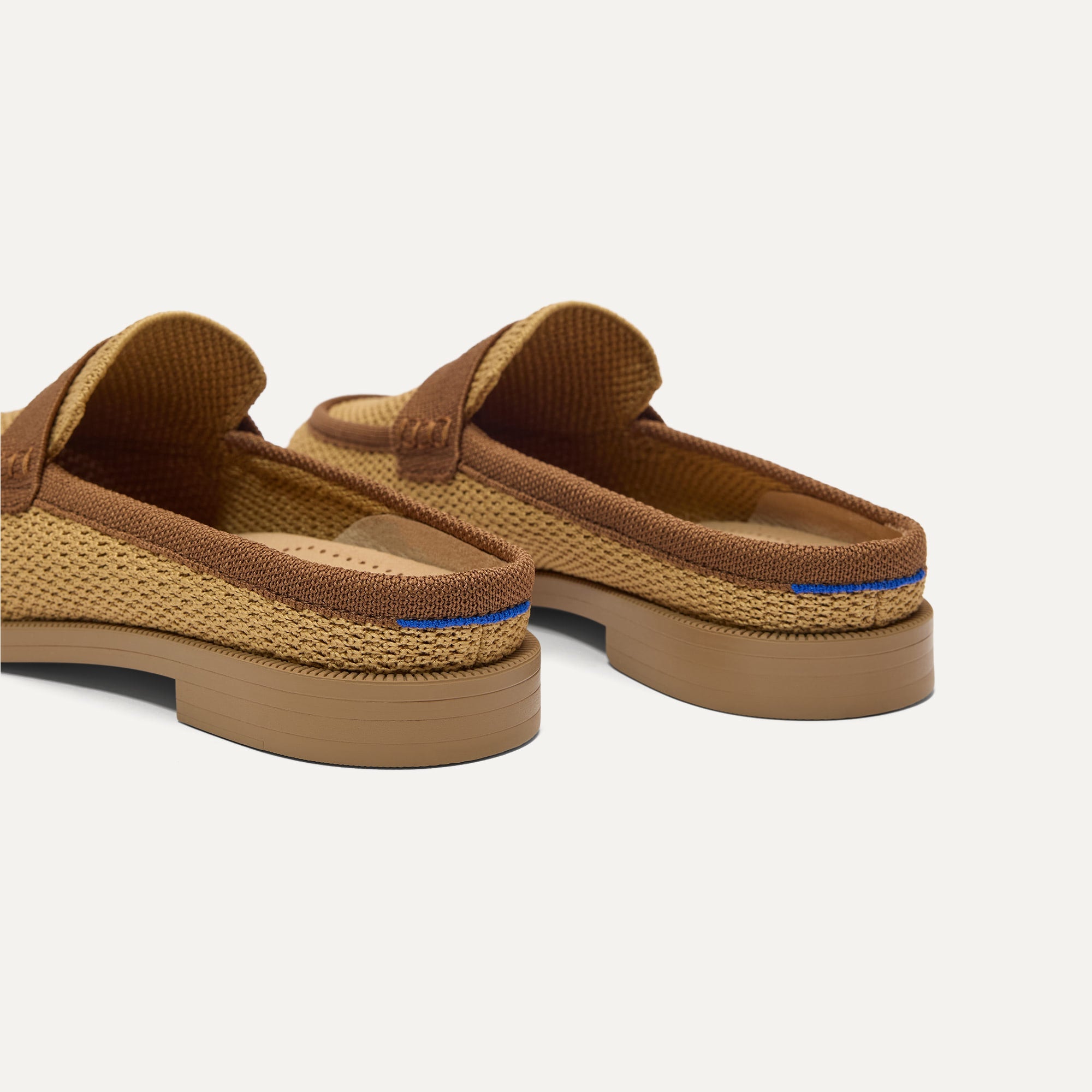 The Penny Loafer Mule - Wheat Raffia-Knit - Image 4