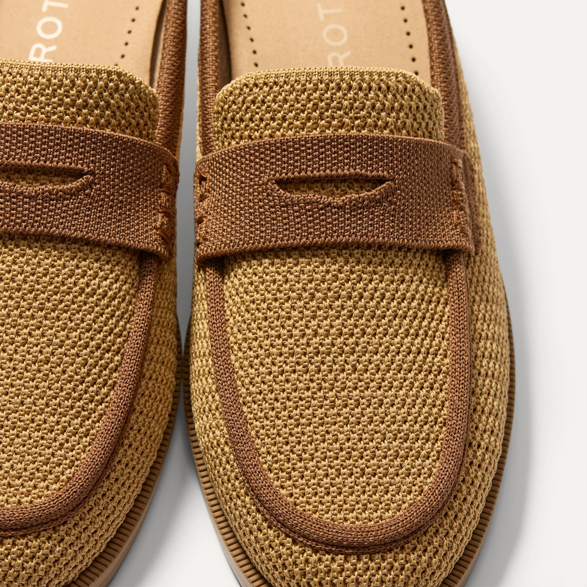 The Penny Loafer Mule - Wheat Raffia-Knit - Image 5