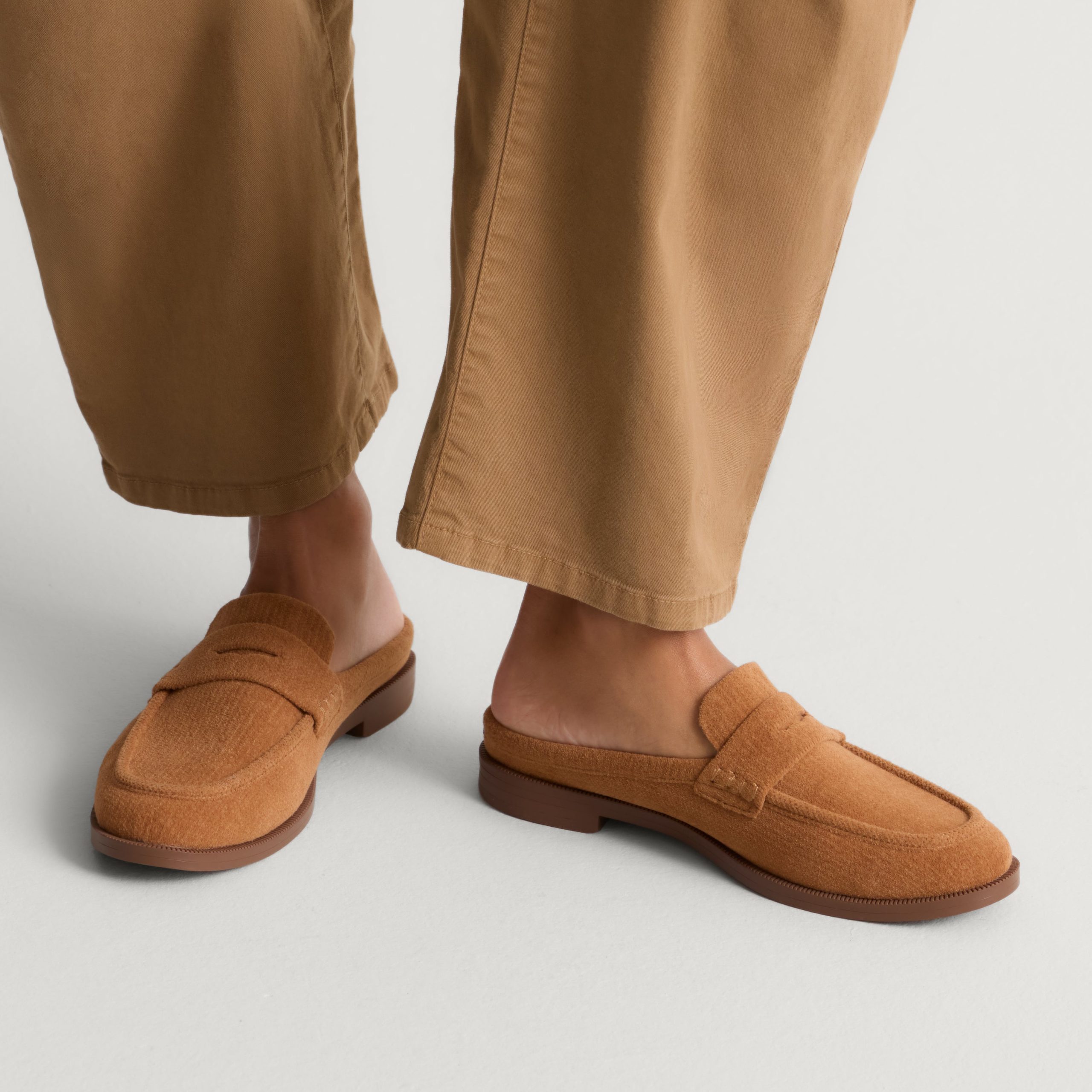 The Penny Loafer Mule - ReVelvet??Caramel - Image 2