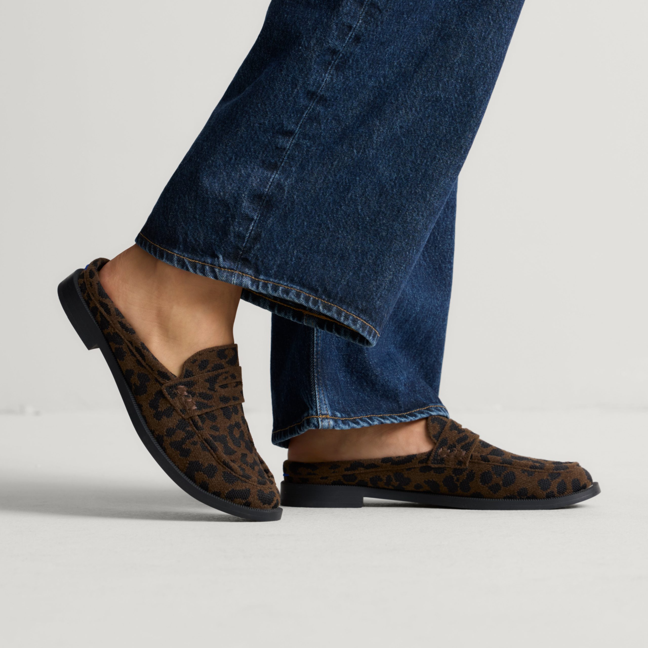 The Penny Loafer Mule - ReVelvet??Cheetah - Image 2