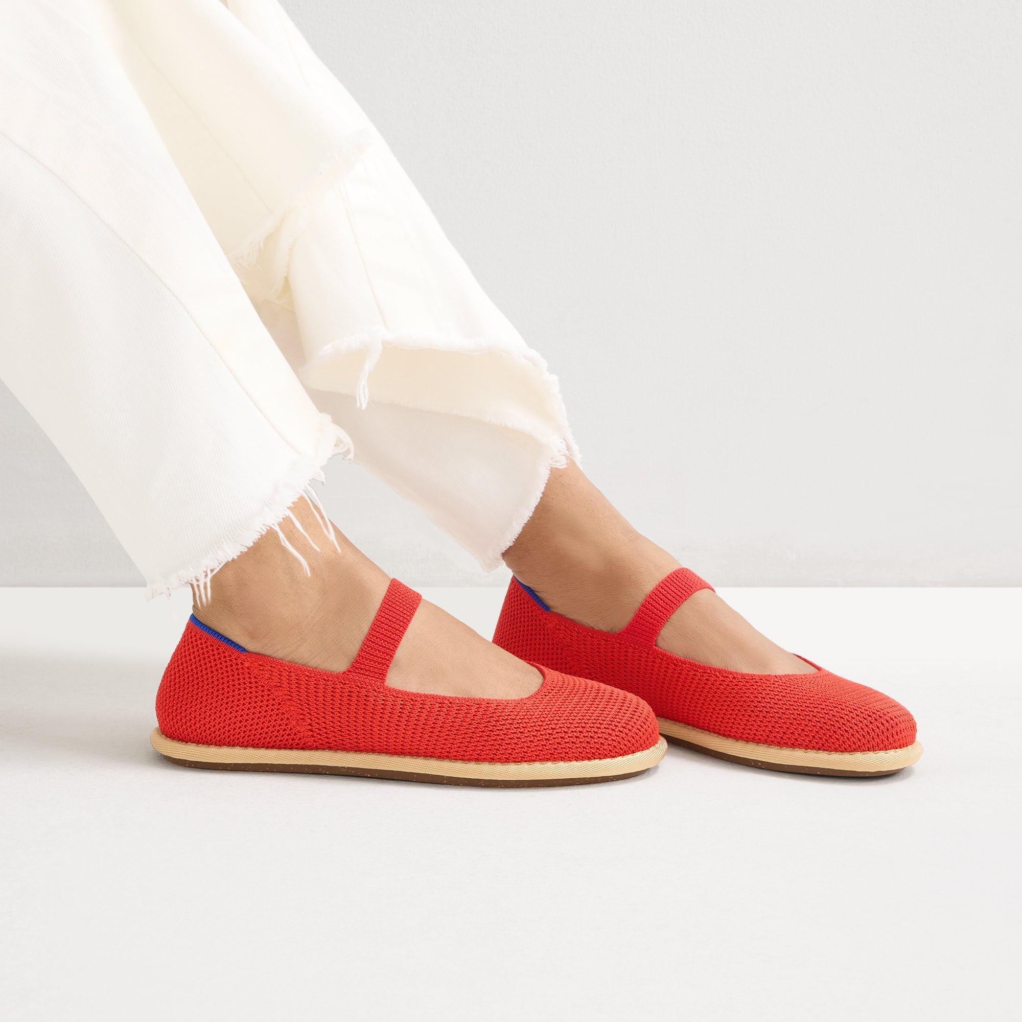 The Cruiser Mary Jane - Poppy Raffia-Knit - Image 2