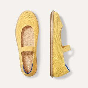 The Cruiser Mary Jane - Sunbeam Raffia-Knit