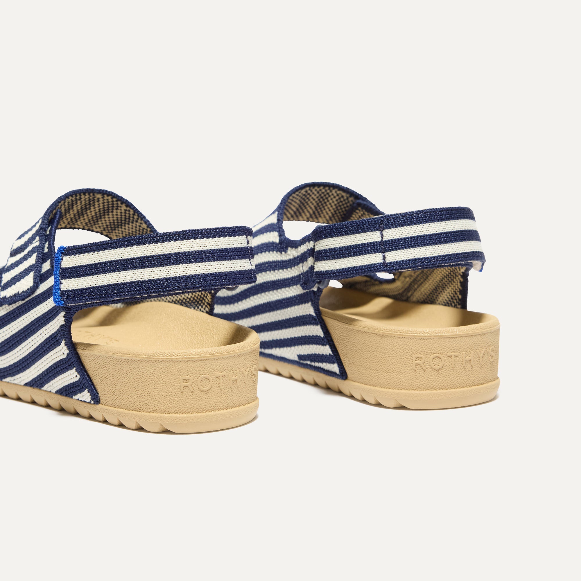 The Kids Double Strap Sandal - Sailor Stripes - Image 4