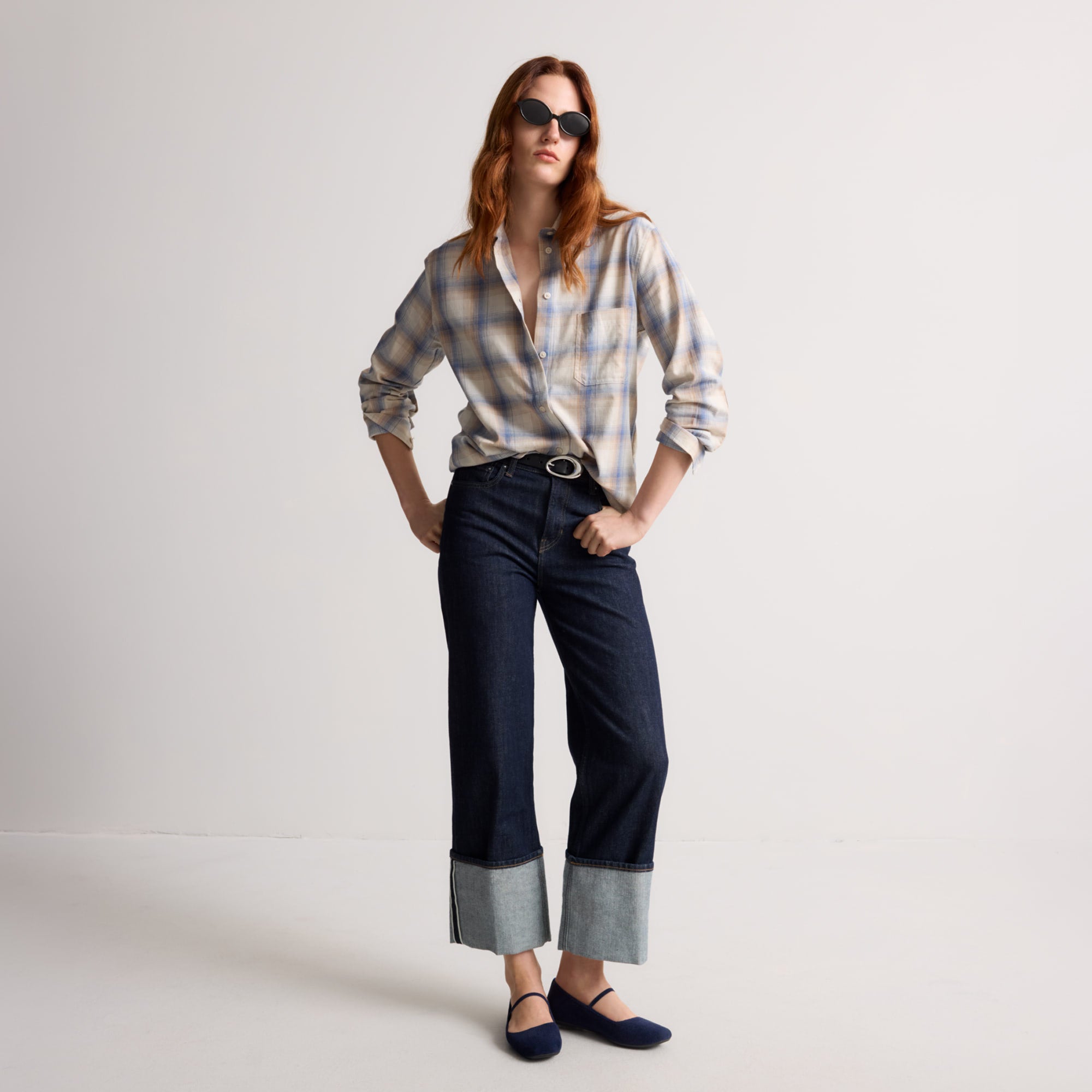 The Max Square Mary Jane - ReVelvetâ„¢ Navy - Image 6