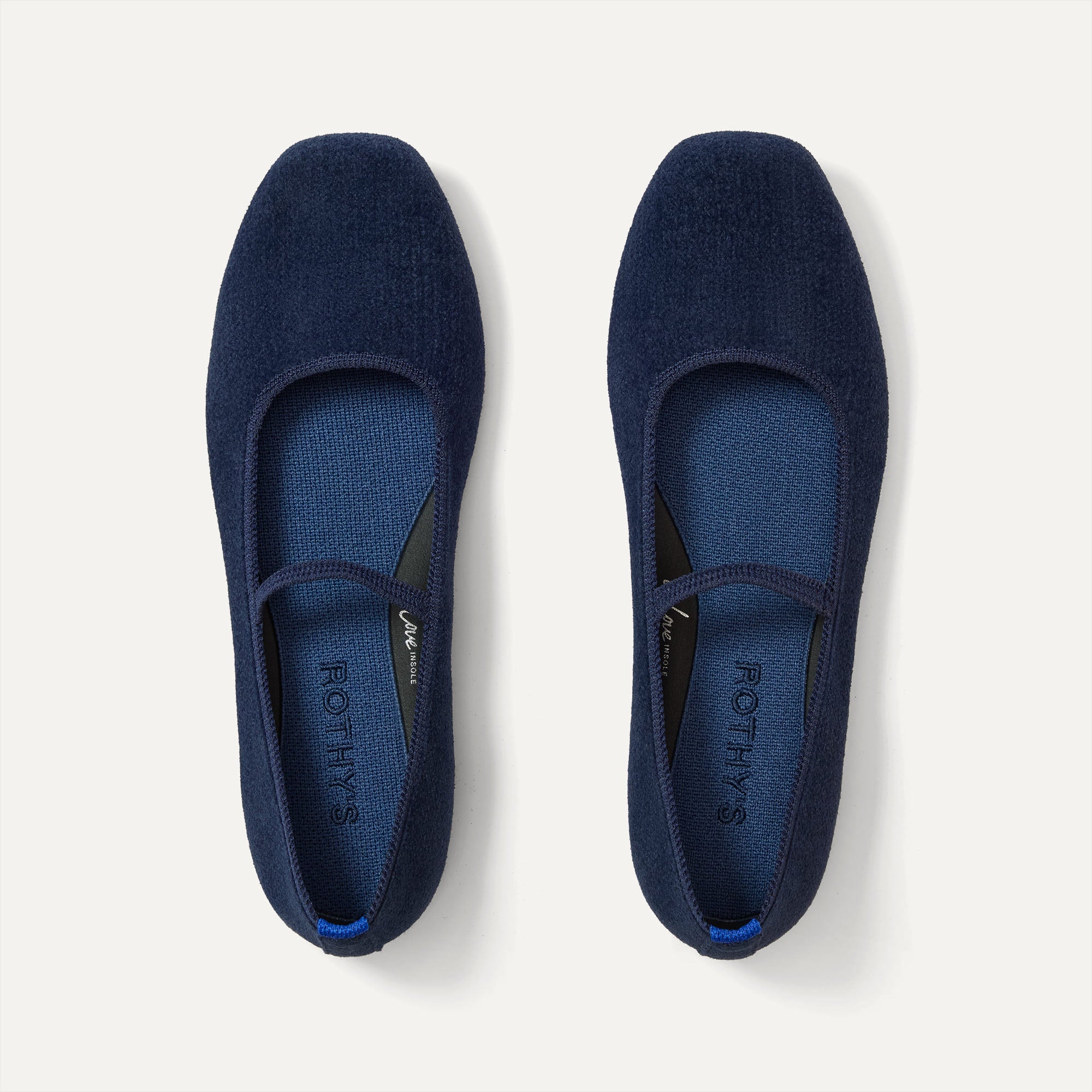 The Max Square Mary Jane - ReVelvetâ„¢ Navy