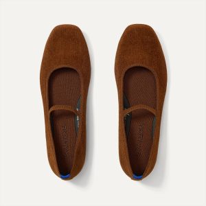 The Max Square Mary Jane - ReVelvet™ Russet