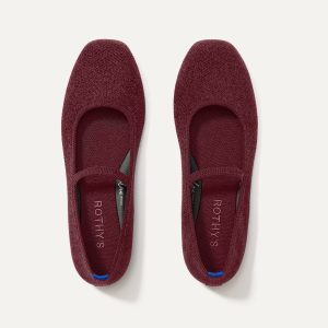 The Max Square Mary Jane - ReVelvet™ Syrah
