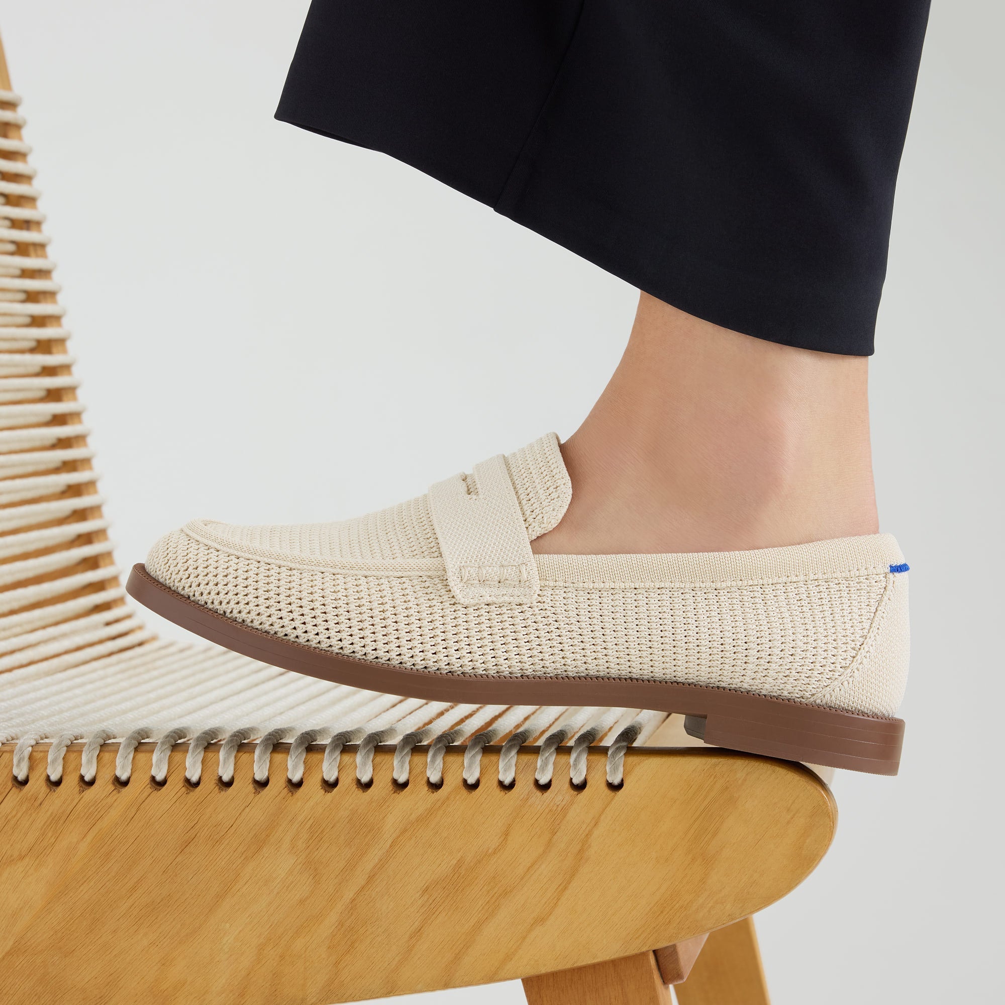 The Penny Loafer - Conch Raffia-Knit - Image 2