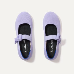 The Kids Tux Bow Mary Jane - Soft Orchid