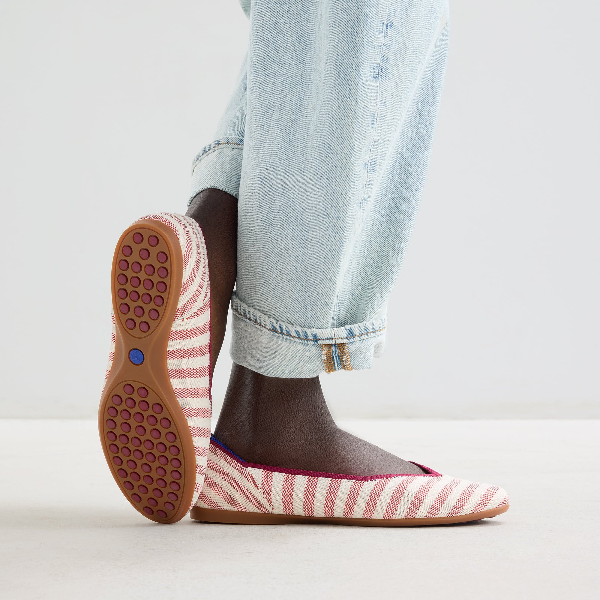 The Daily Flat - Coral Cabana Stripe - Image 3