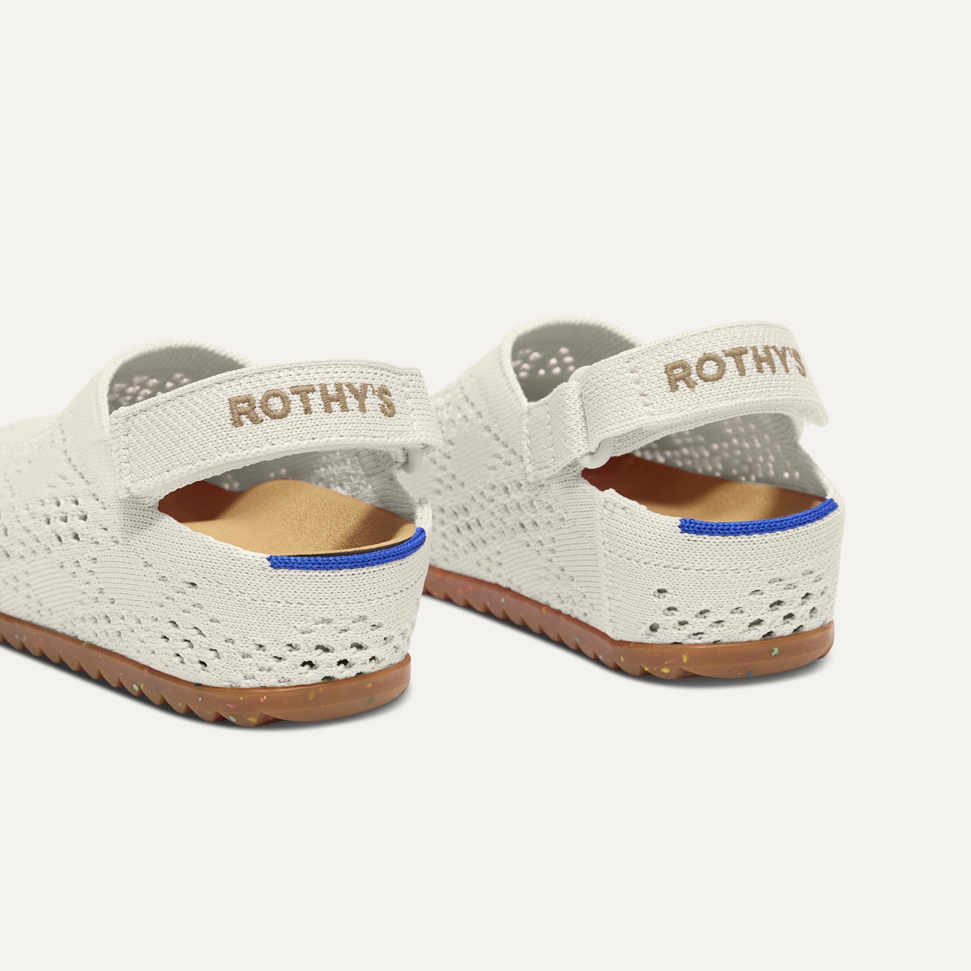 The Kids Clog - White Crochet - Image 4
