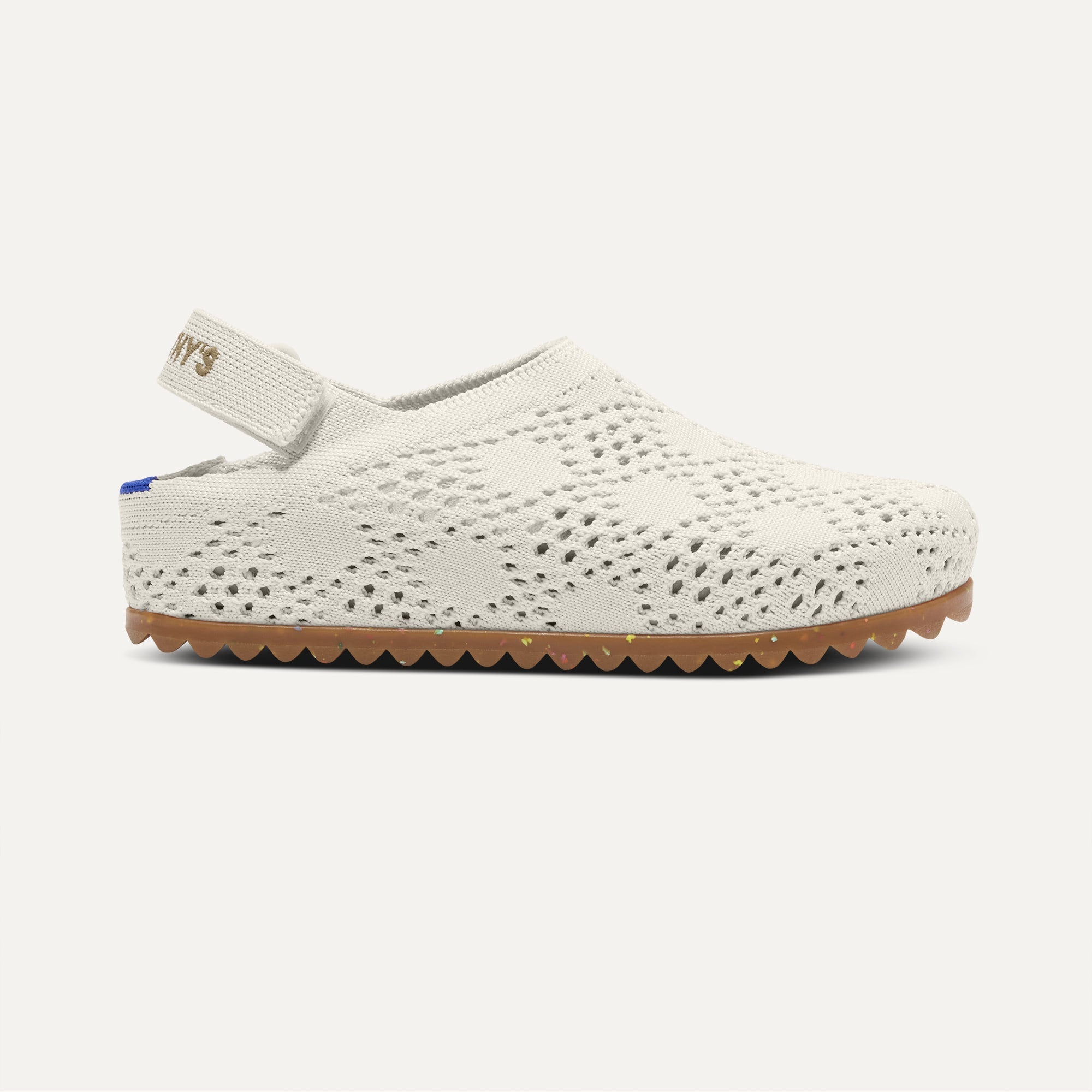 The Kids Clog - White Crochet - Image 3