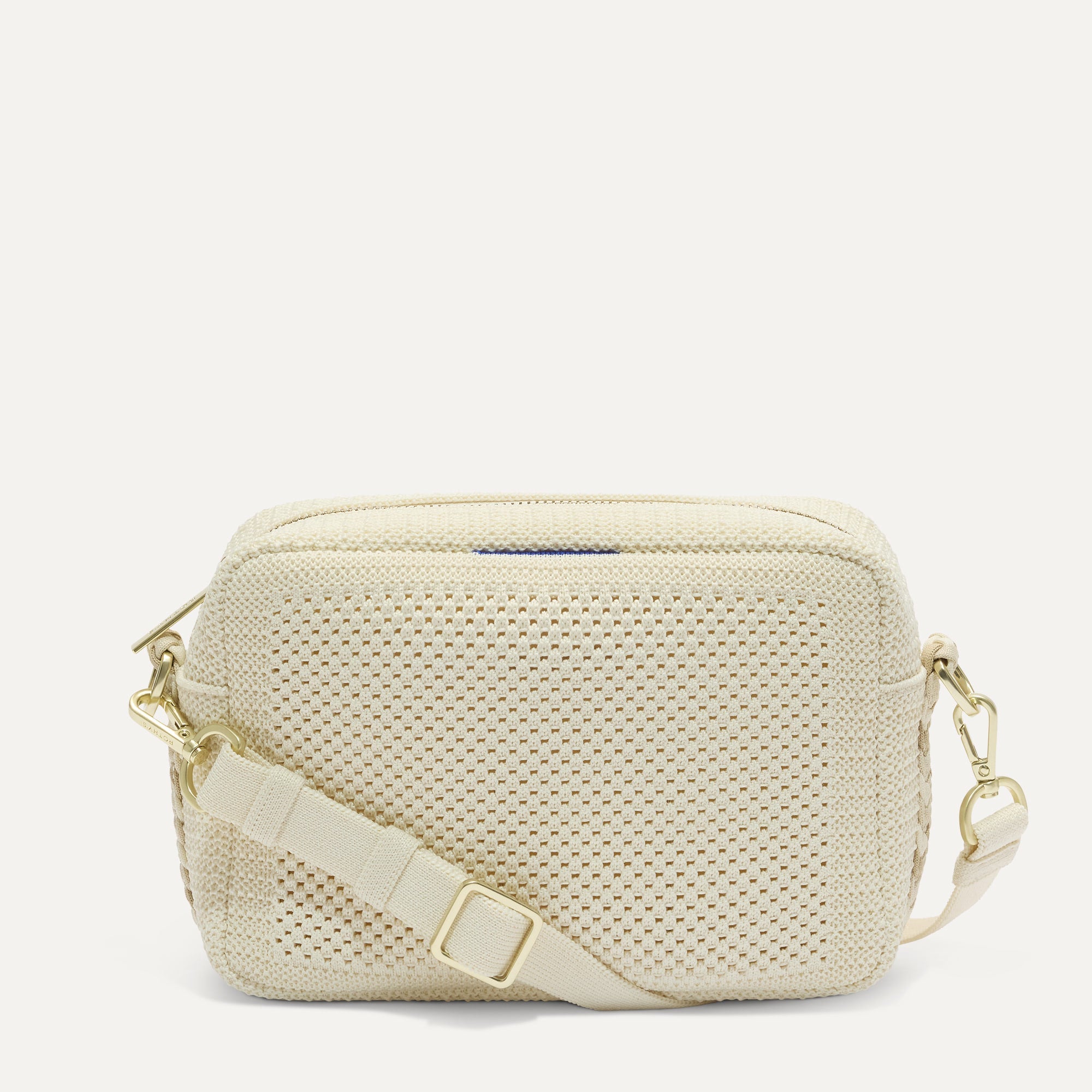 The Crossbody Camera Bag - Cream Twist Open-Knit - Image 2