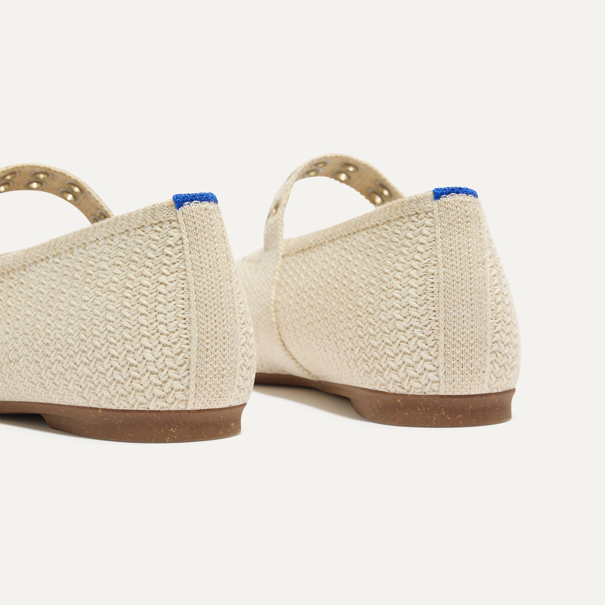 The Max Buckle Mary Jane - Cream Woven - Image 3
