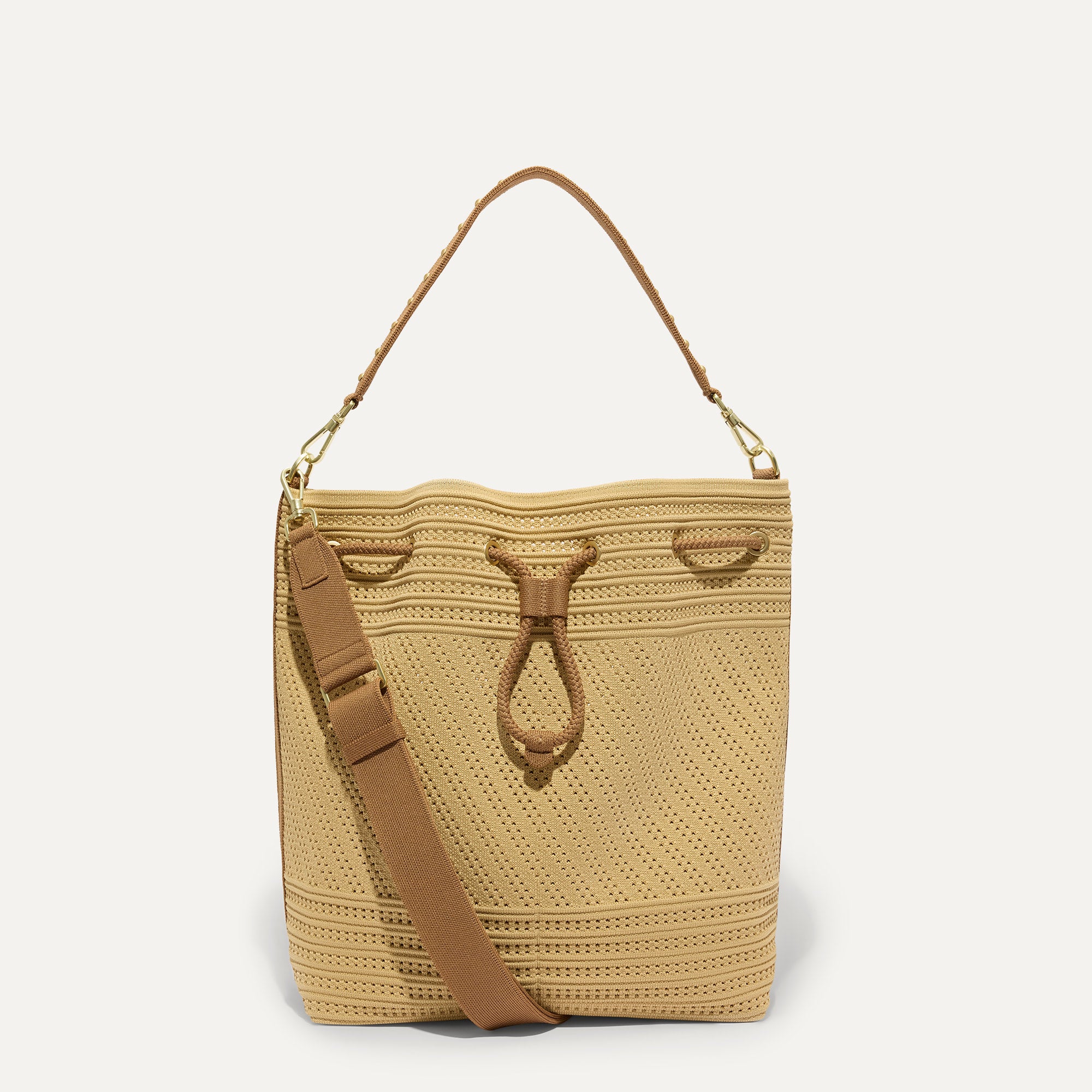 The Cinch Bucket Bag - Brown Butter Crochet - Image 2