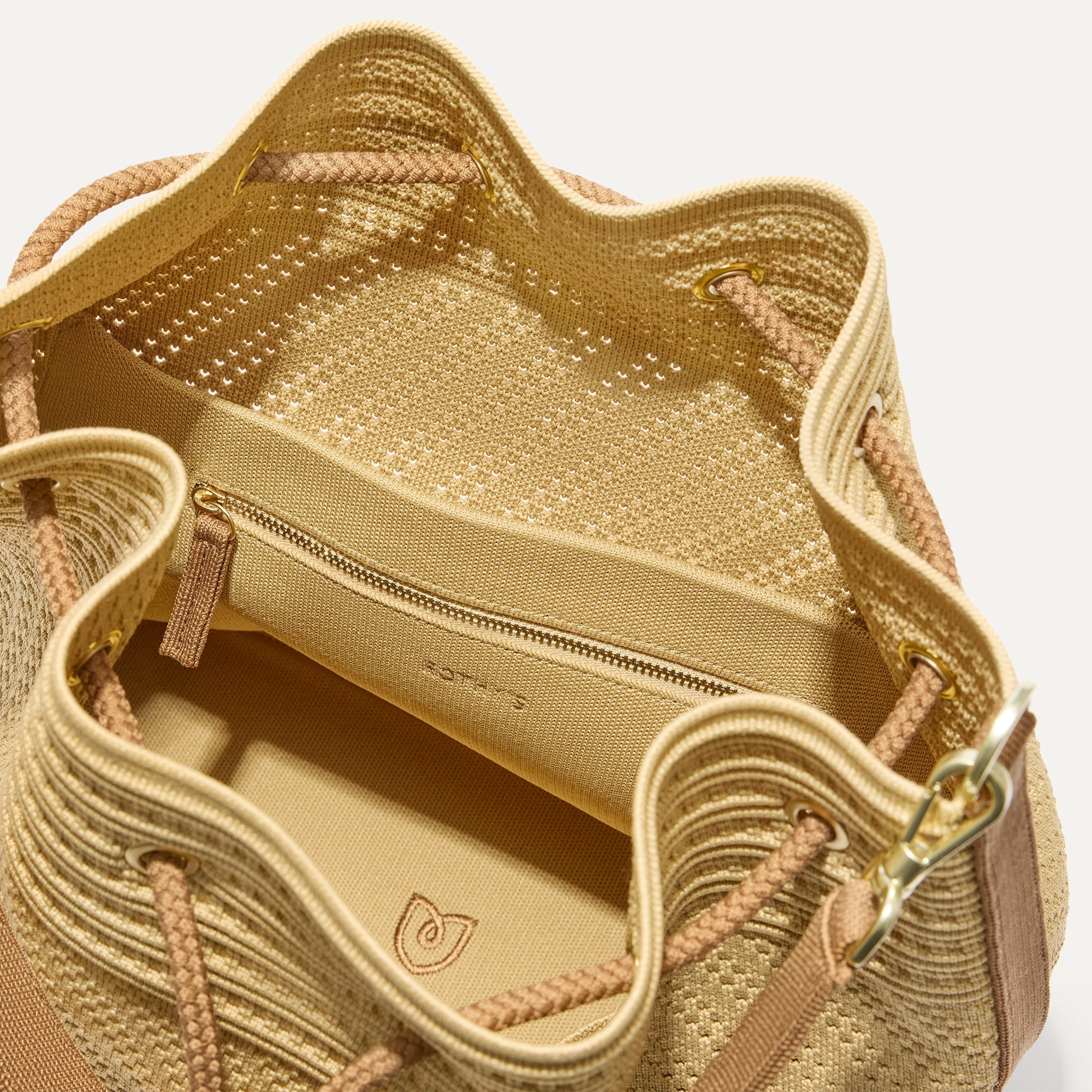 The Cinch Bucket Bag - Brown Butter Crochet - Image 7