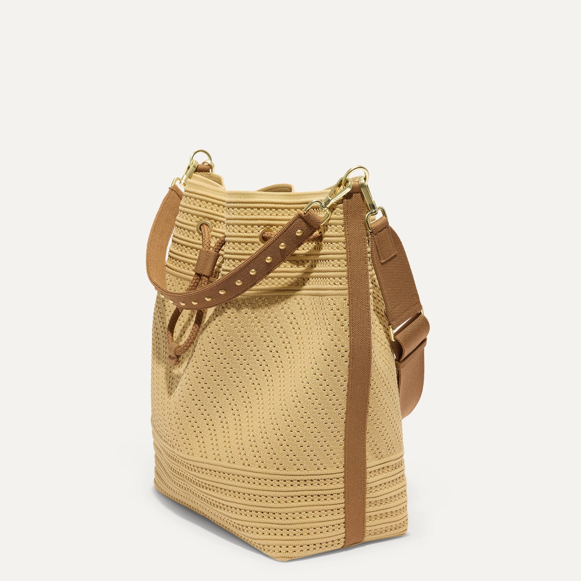 The Cinch Bucket Bag - Brown Butter Crochet - Image 4