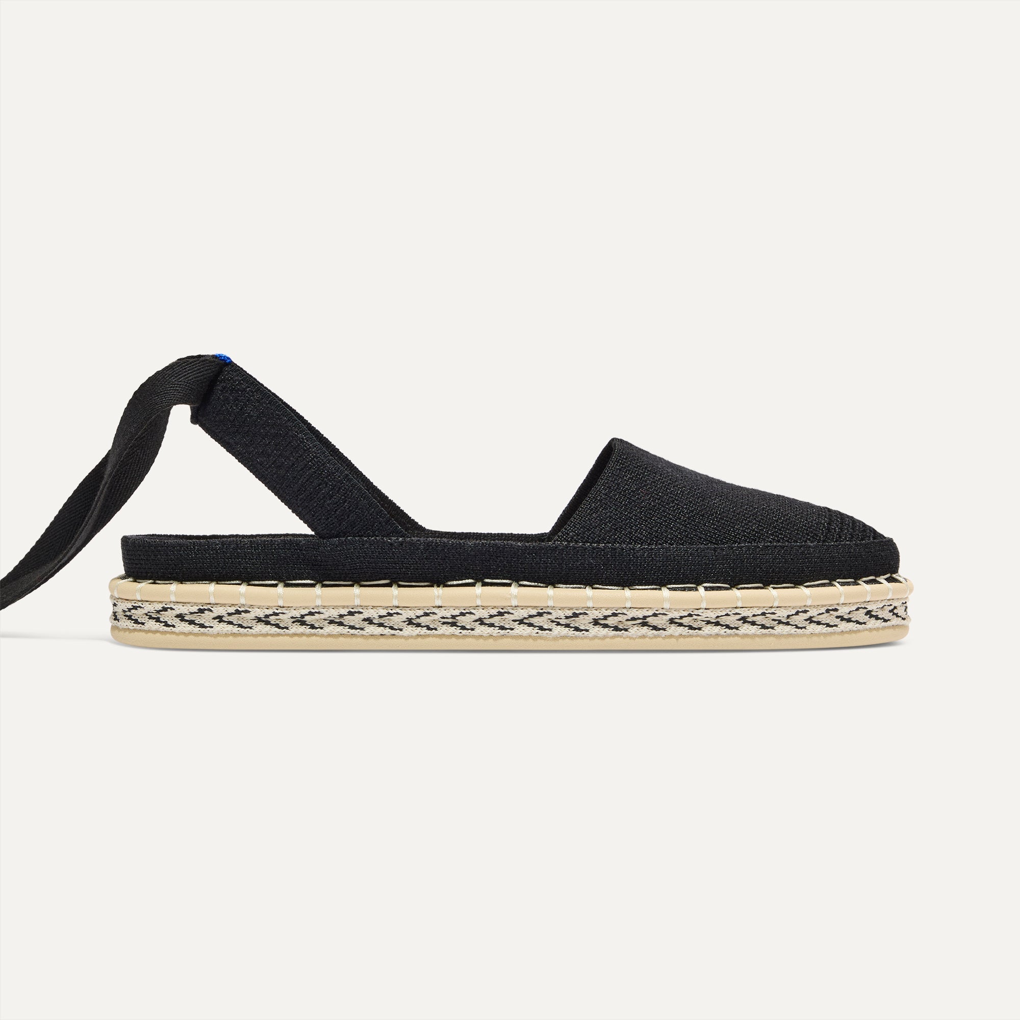 The D'Orsay Espadrille - Black - Image 3