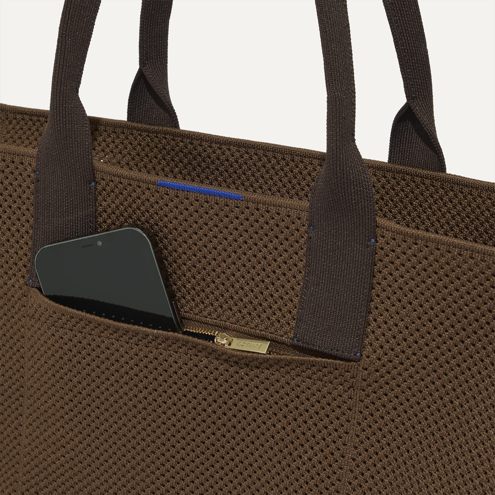 The Classic Tote - Cinnamon Open-Knit - Image 6