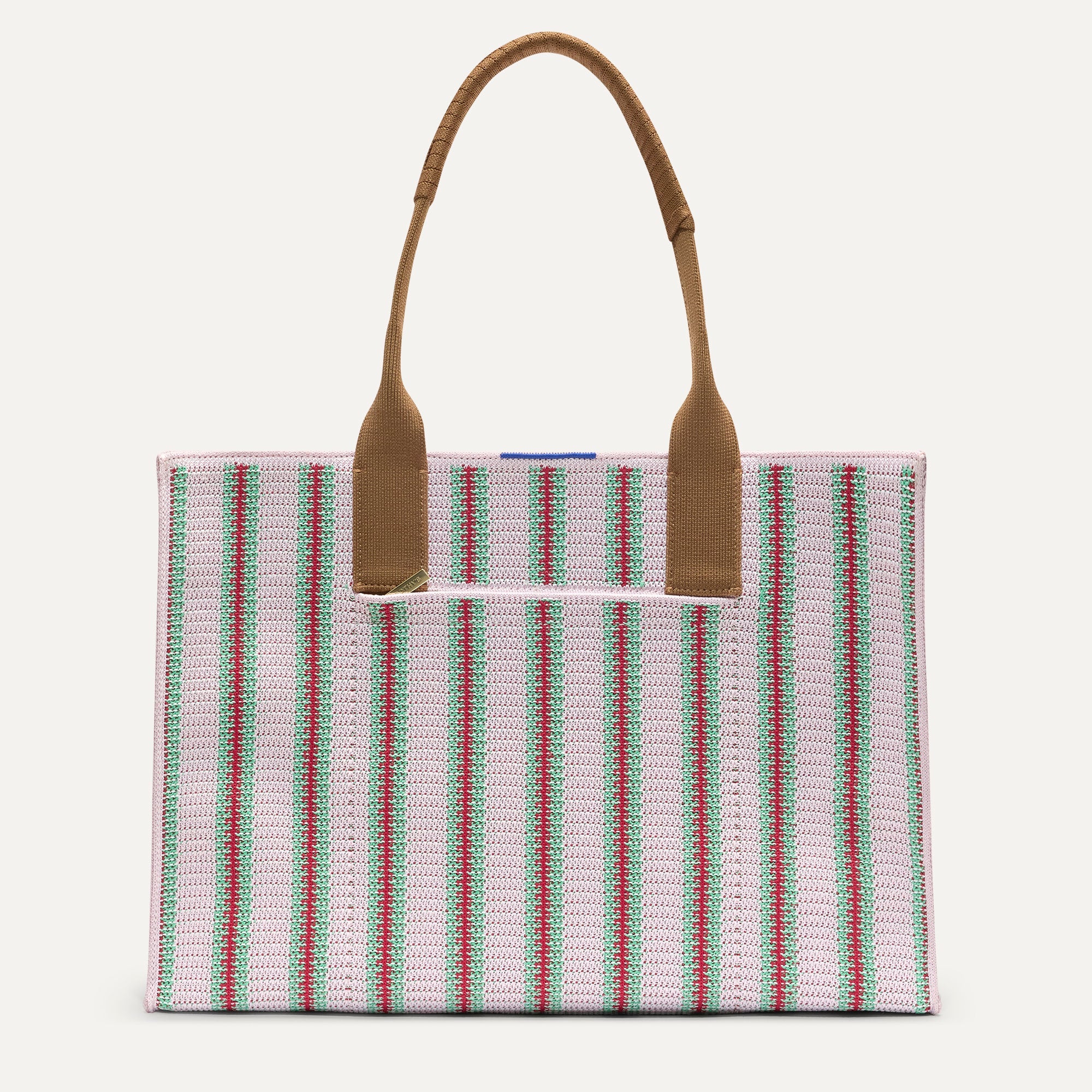 The Classic Tote - Watermelon Market Stripe - Image 2