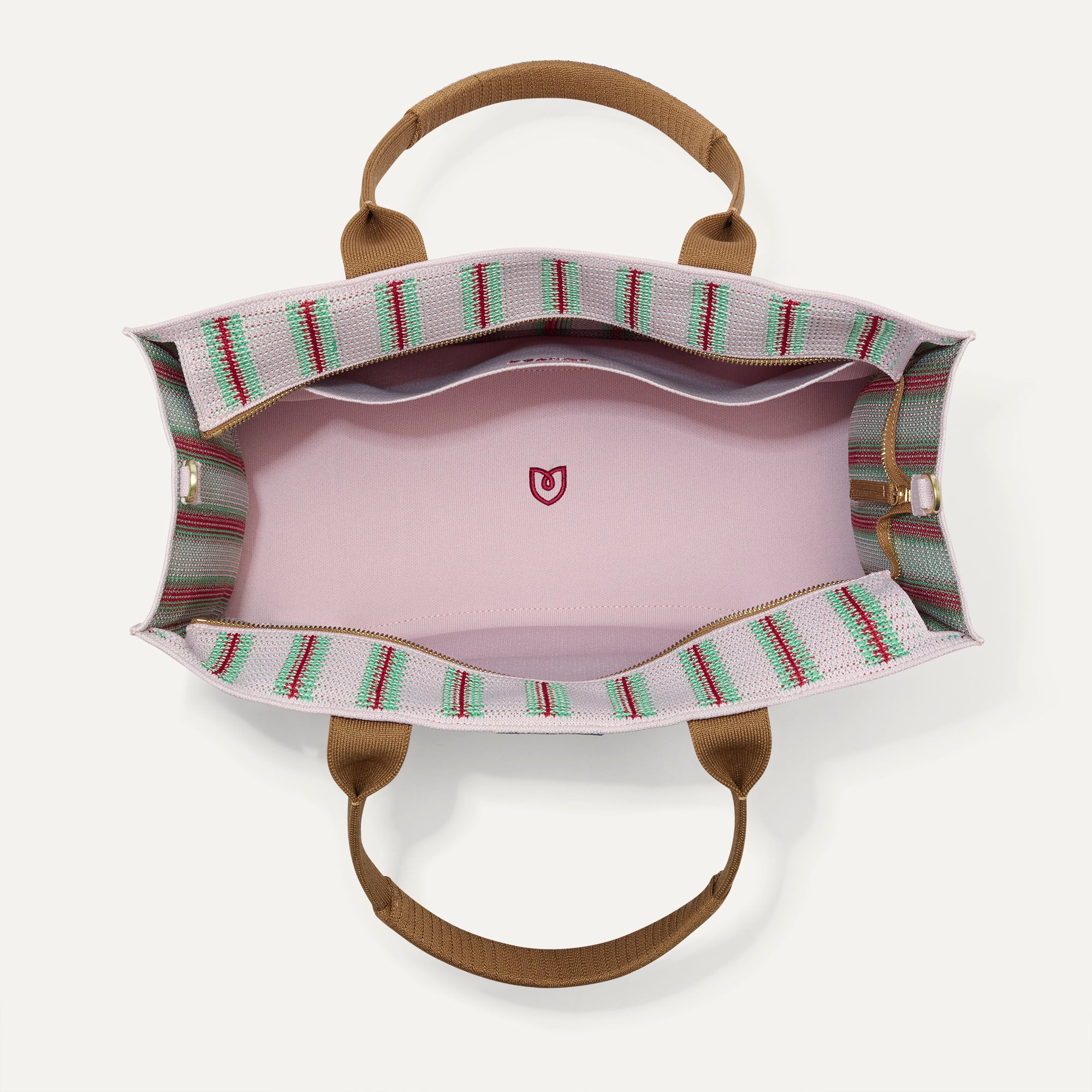 The Classic Tote - Watermelon Market Stripe - Image 7