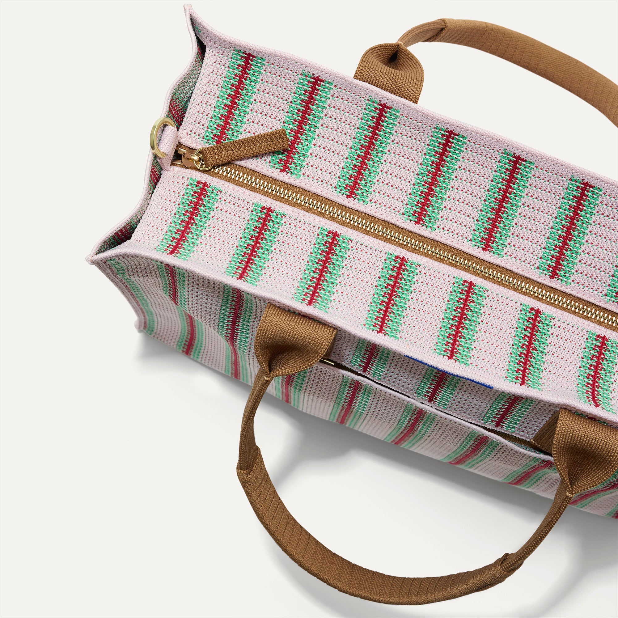 The Classic Tote - Watermelon Market Stripe - Image 5