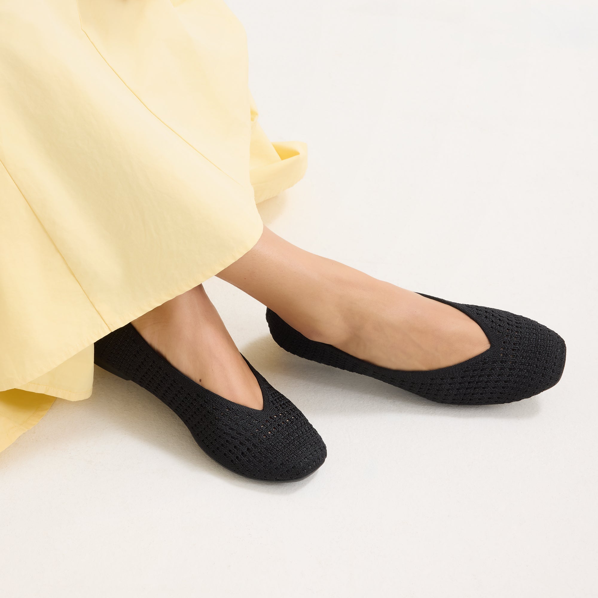 The Max Square Ballerina - Black Mesh - Image 2