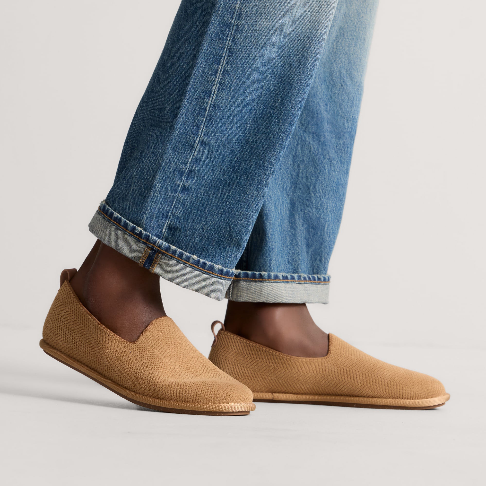 The Men's Cruiser Loafer - ReVelvet? Pecan Herringbone - Image 2