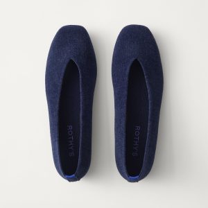 The Max Square Ballerina - ReVelvet™ Navy
