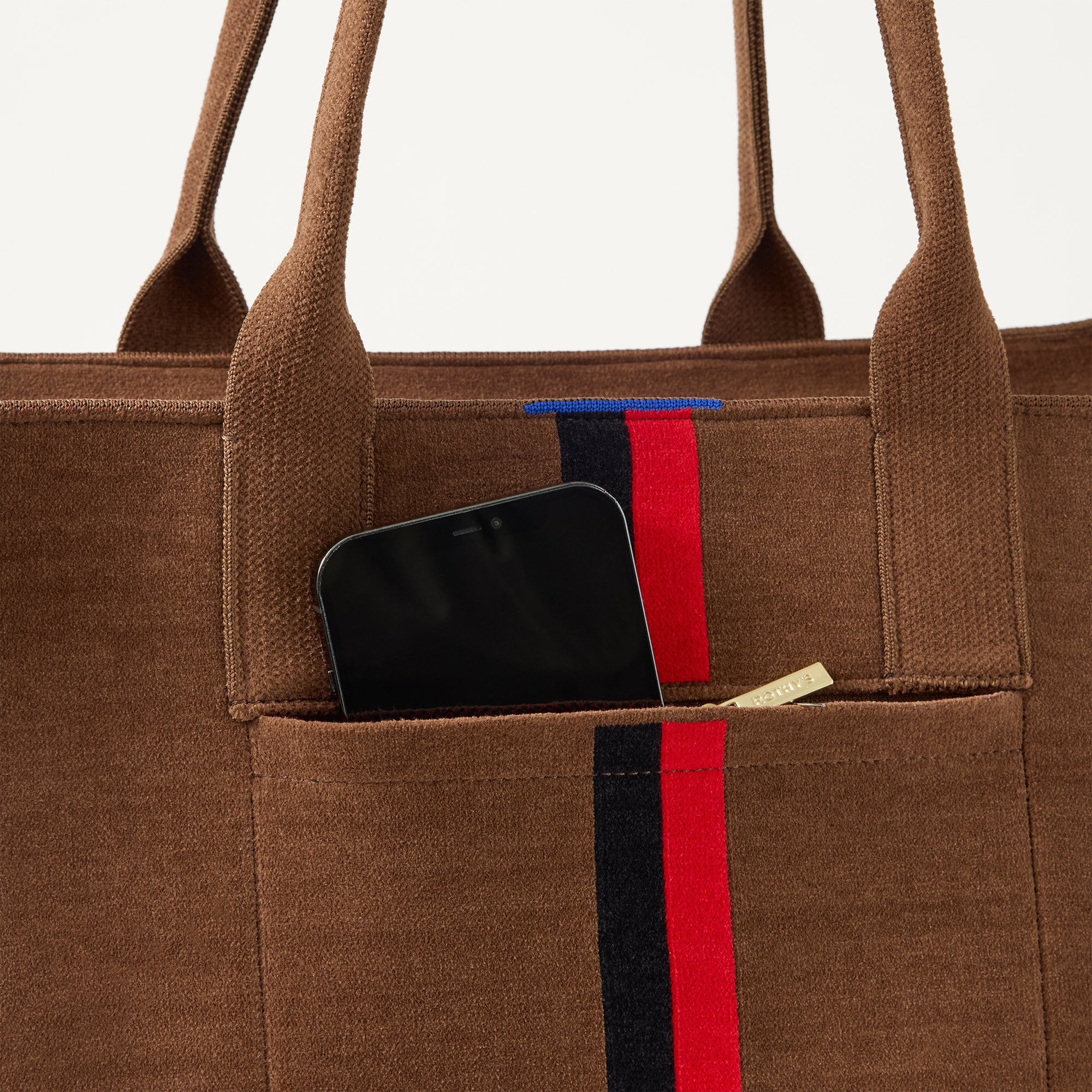 The Classic Tote - ReVelvet? Cinnamon Stripe - Image 6