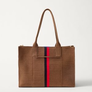 The Classic Tote - ReVelvet? Cinnamon Stripe