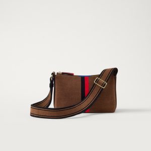 The Casual Crossbody - ReVelvet? Cinnamon Stripe