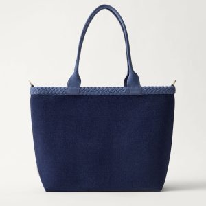 The Lightweight Zip Tote - ReVelvet? Deep Navy