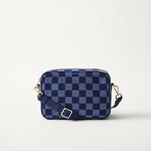 The Crossbody Camera Bag - ReVelvet? Blue Ink